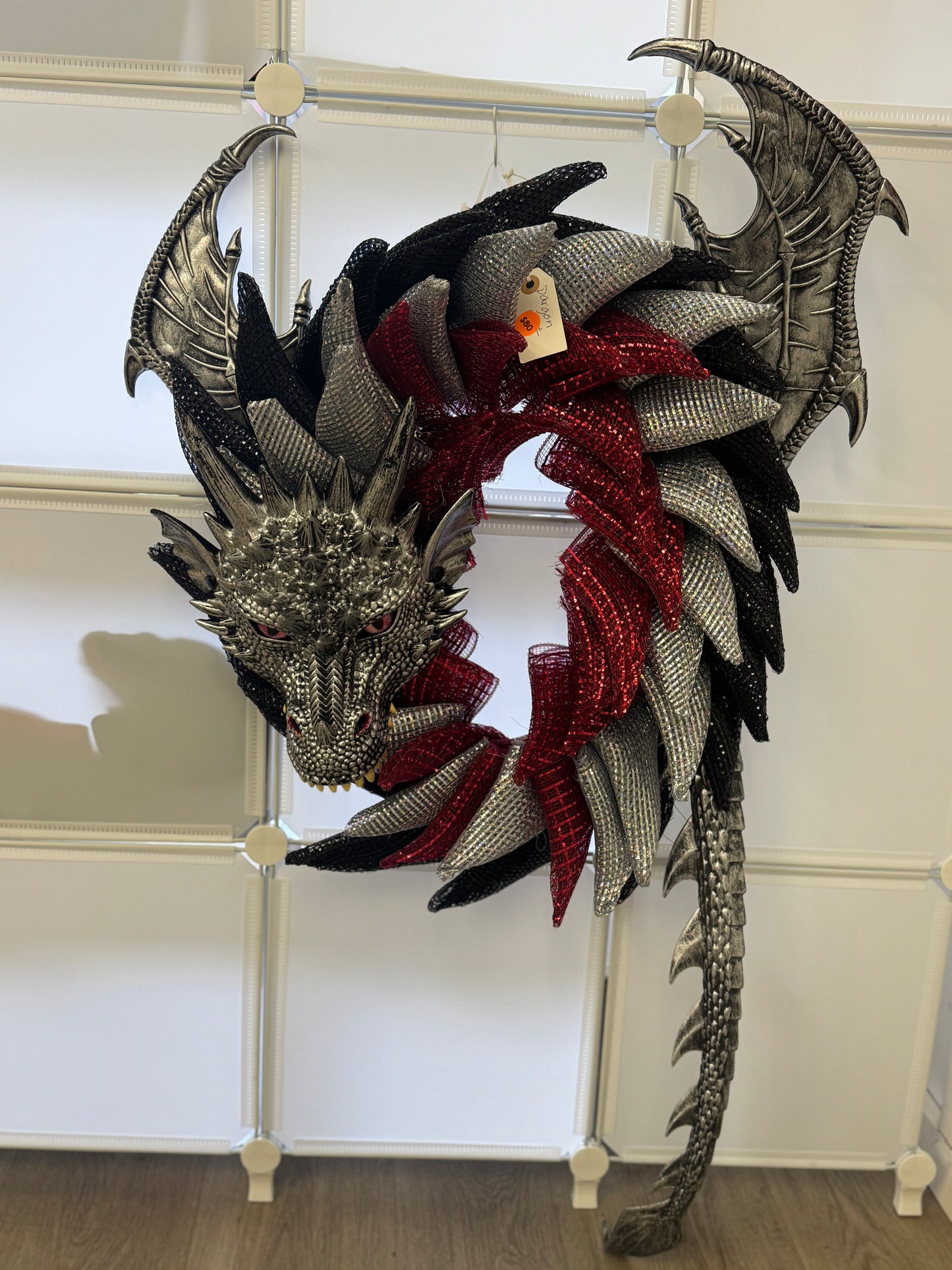 Handmade Deco Mesh Wreaths - Dragon
