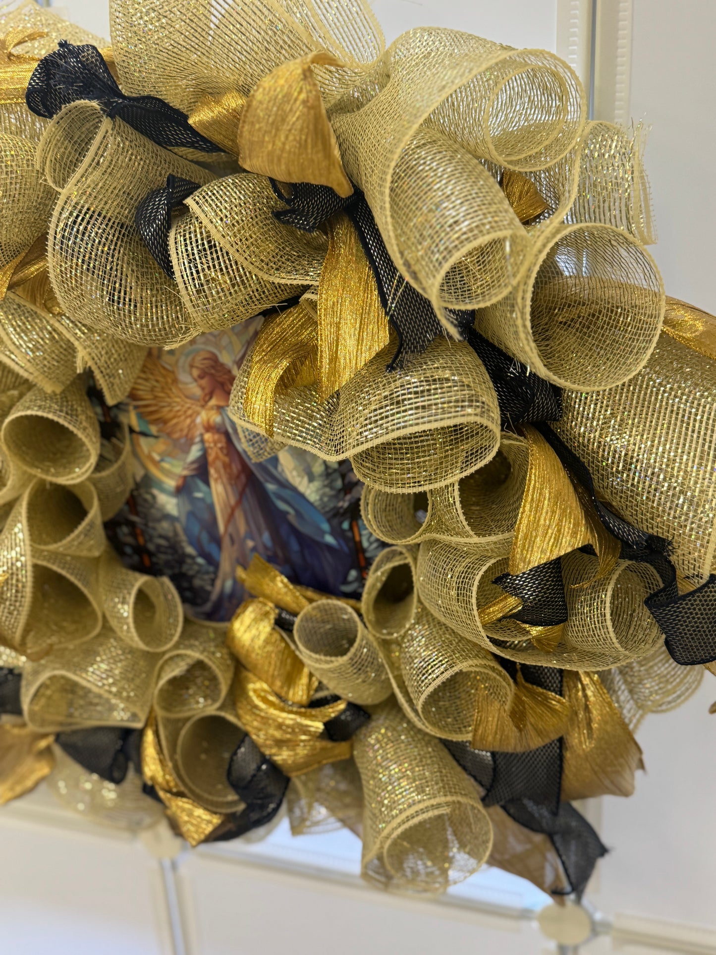 Handmade Deco Mesh Wreaths - Angel