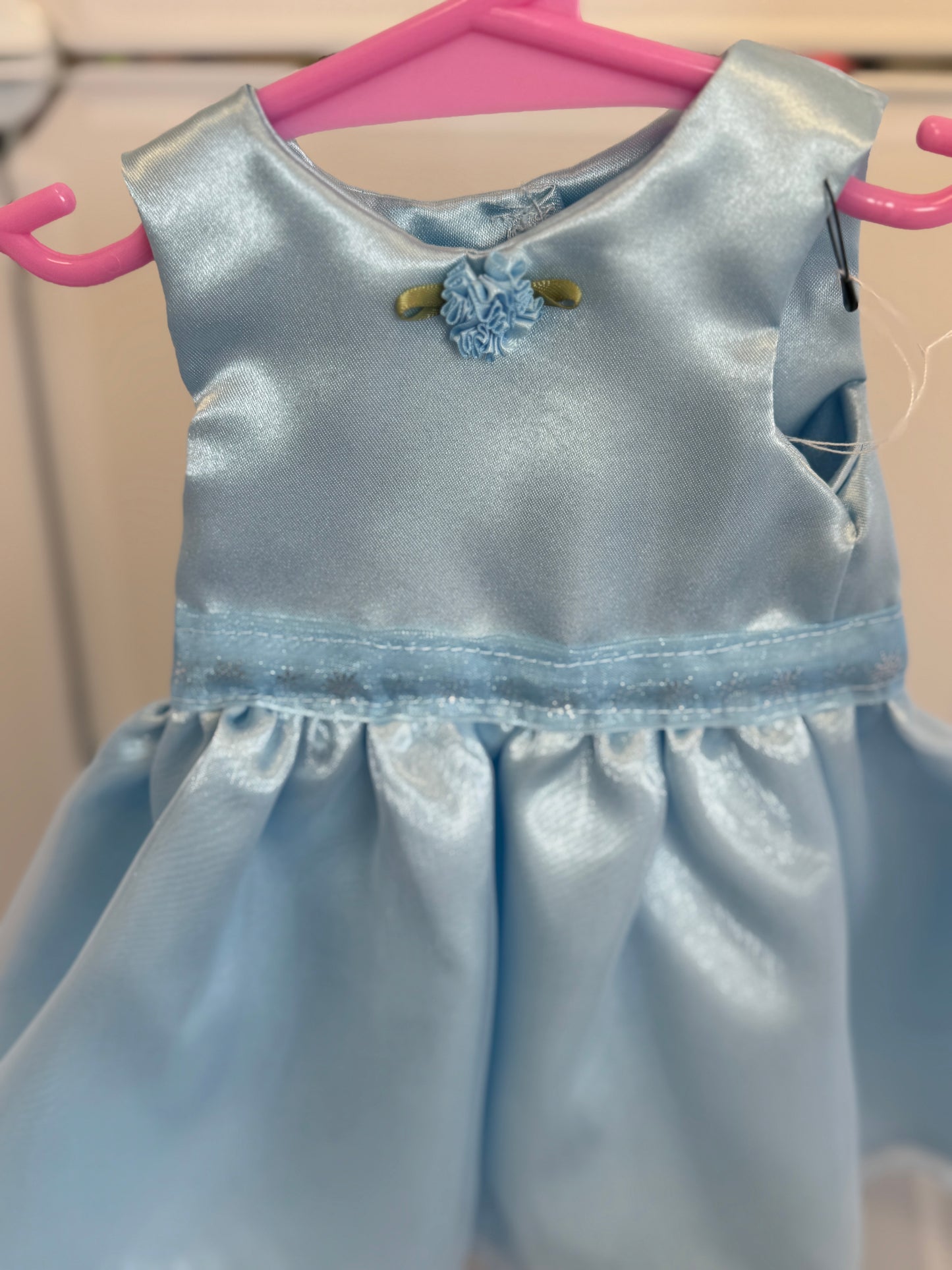 Handmade 18" Doll Clothes - Blue Fancy Dress