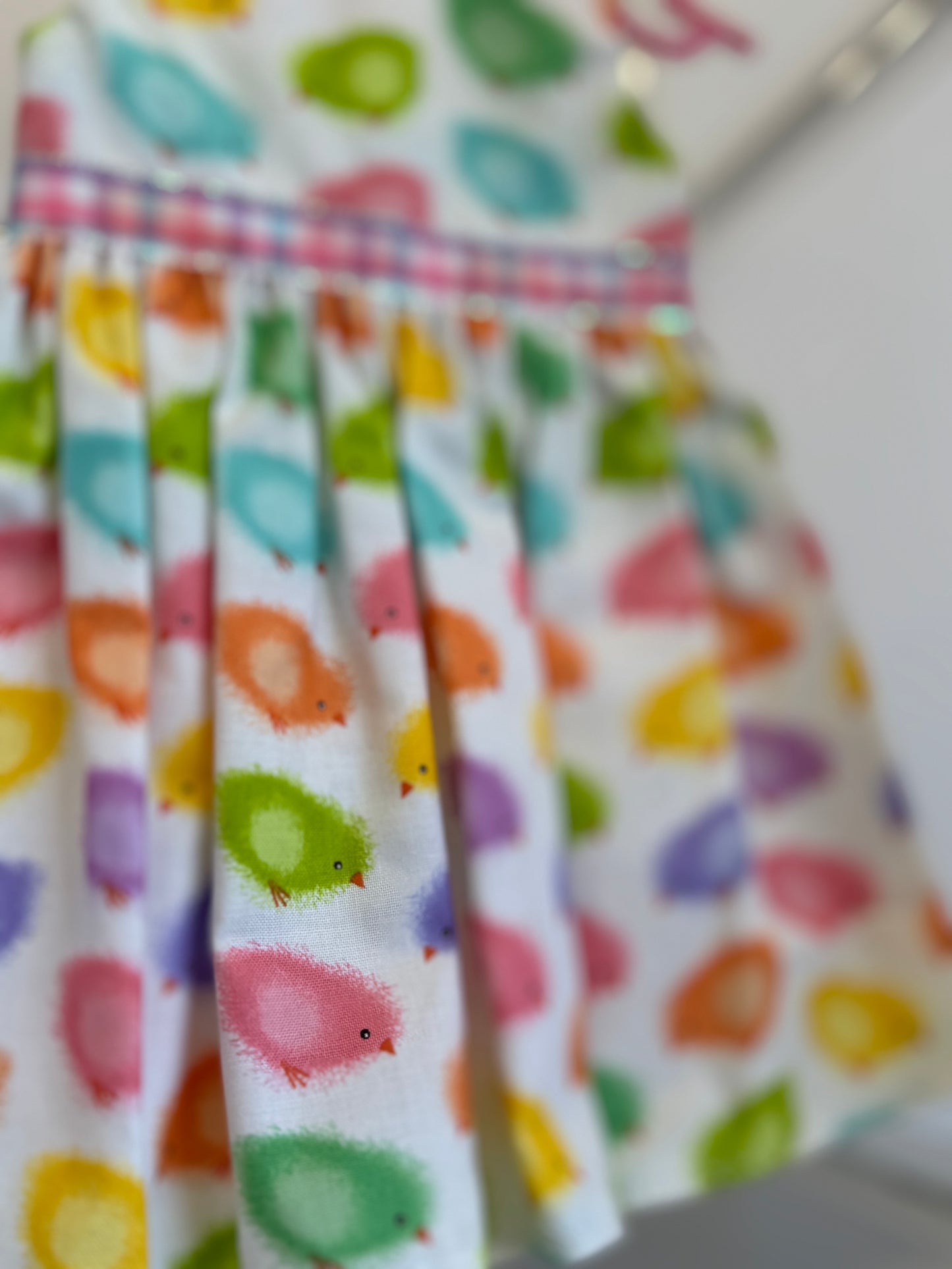 Handmade 18" Doll Clothes – Chicks Dress w/ Bow