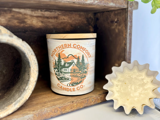 8 oz Soy Candle or Wax Melt – Handmade, Dye-Free, Non-Toxic - Orange Citrus