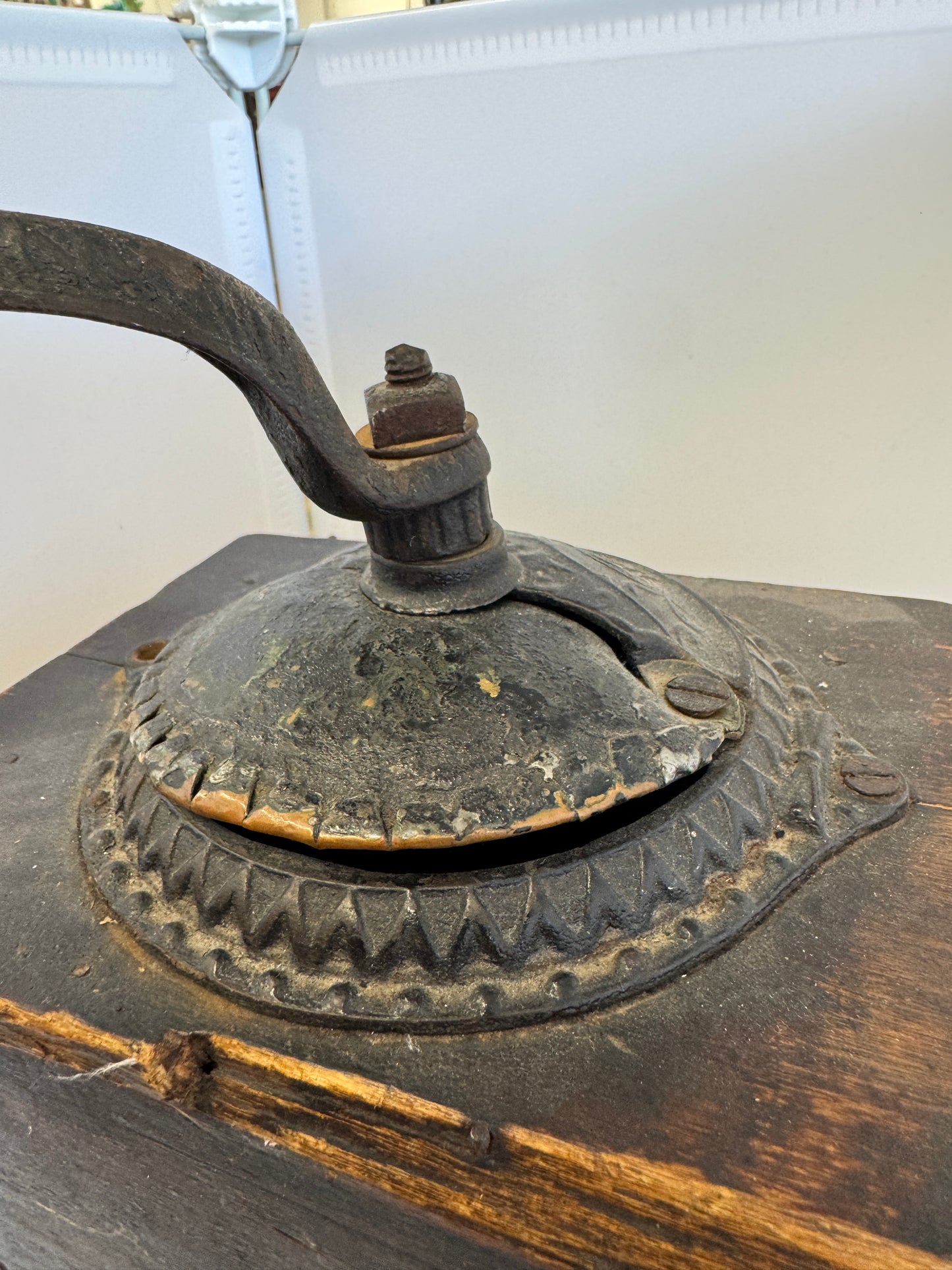Antique Imperial Arcade Coffee Grinder Mill