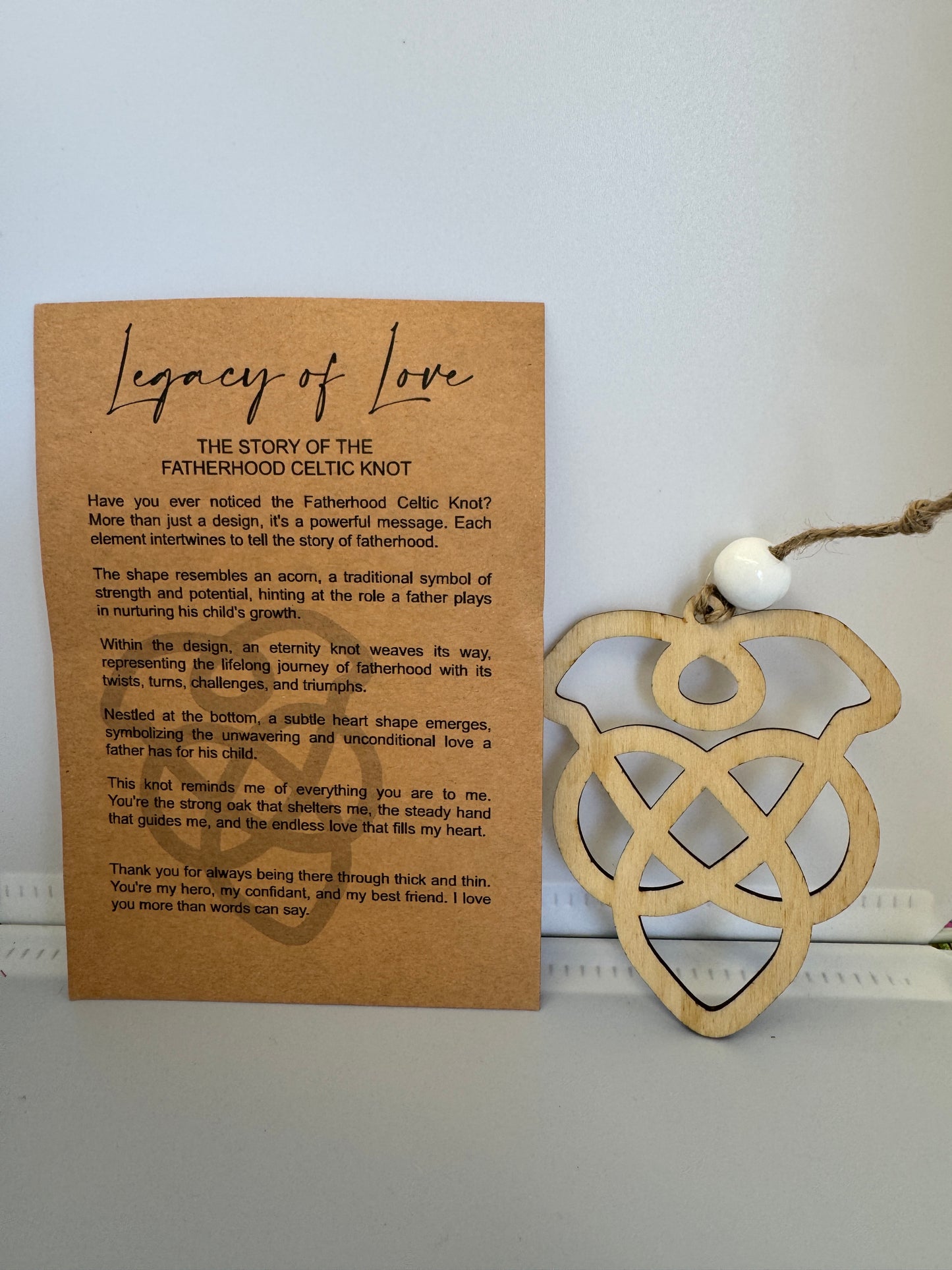 Laser-Cut Celtic Wood Ornaments – With Symbolic Meanings - Legacy of Love