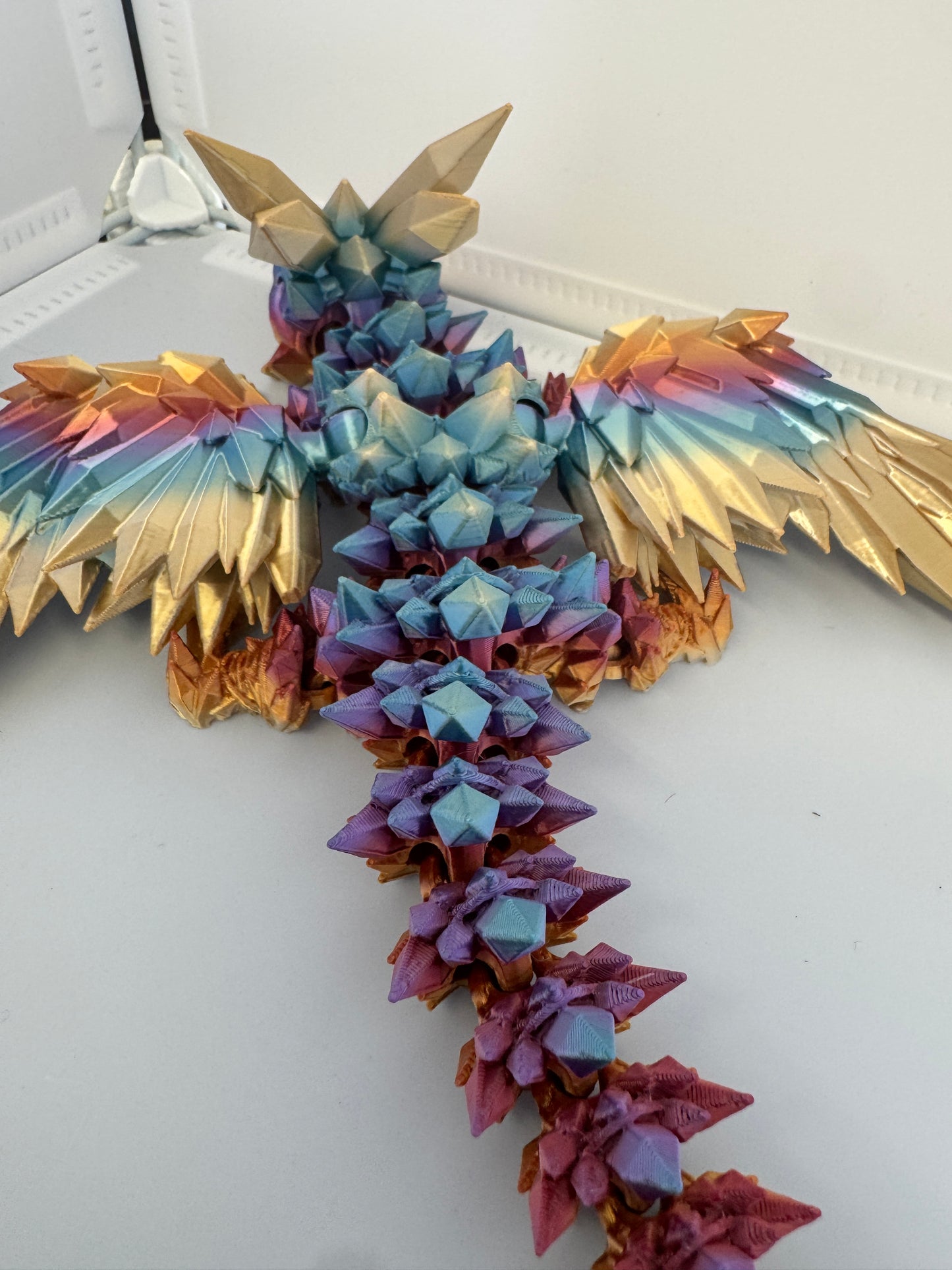 3D-Printed Handmade Creation – Winged Dragon