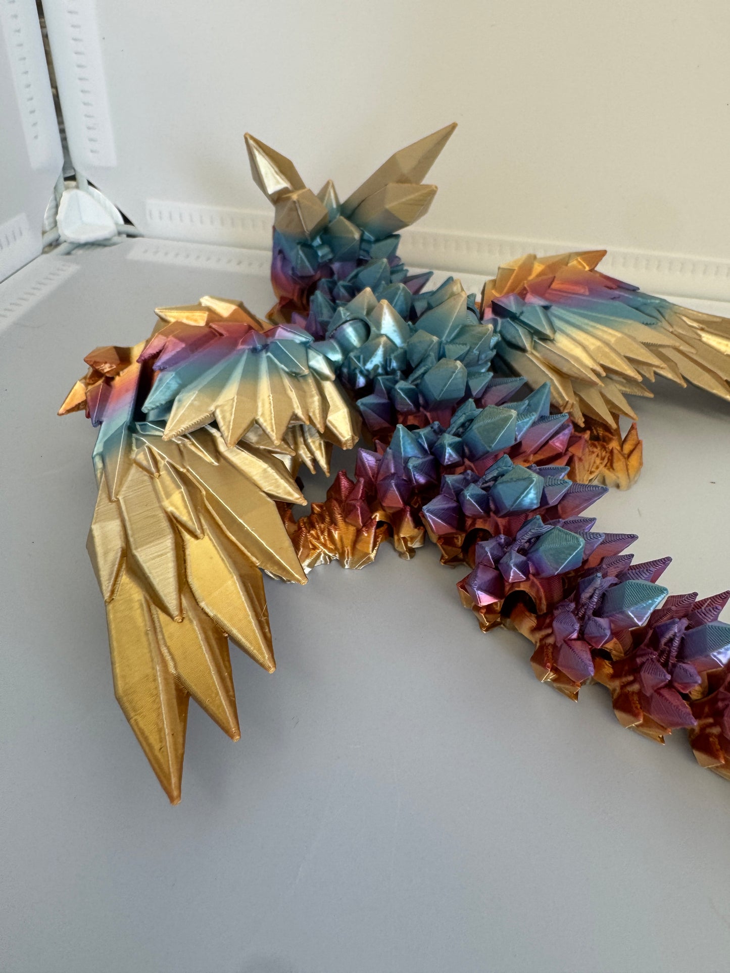 3D-Printed Handmade Creation – Winged Dragon