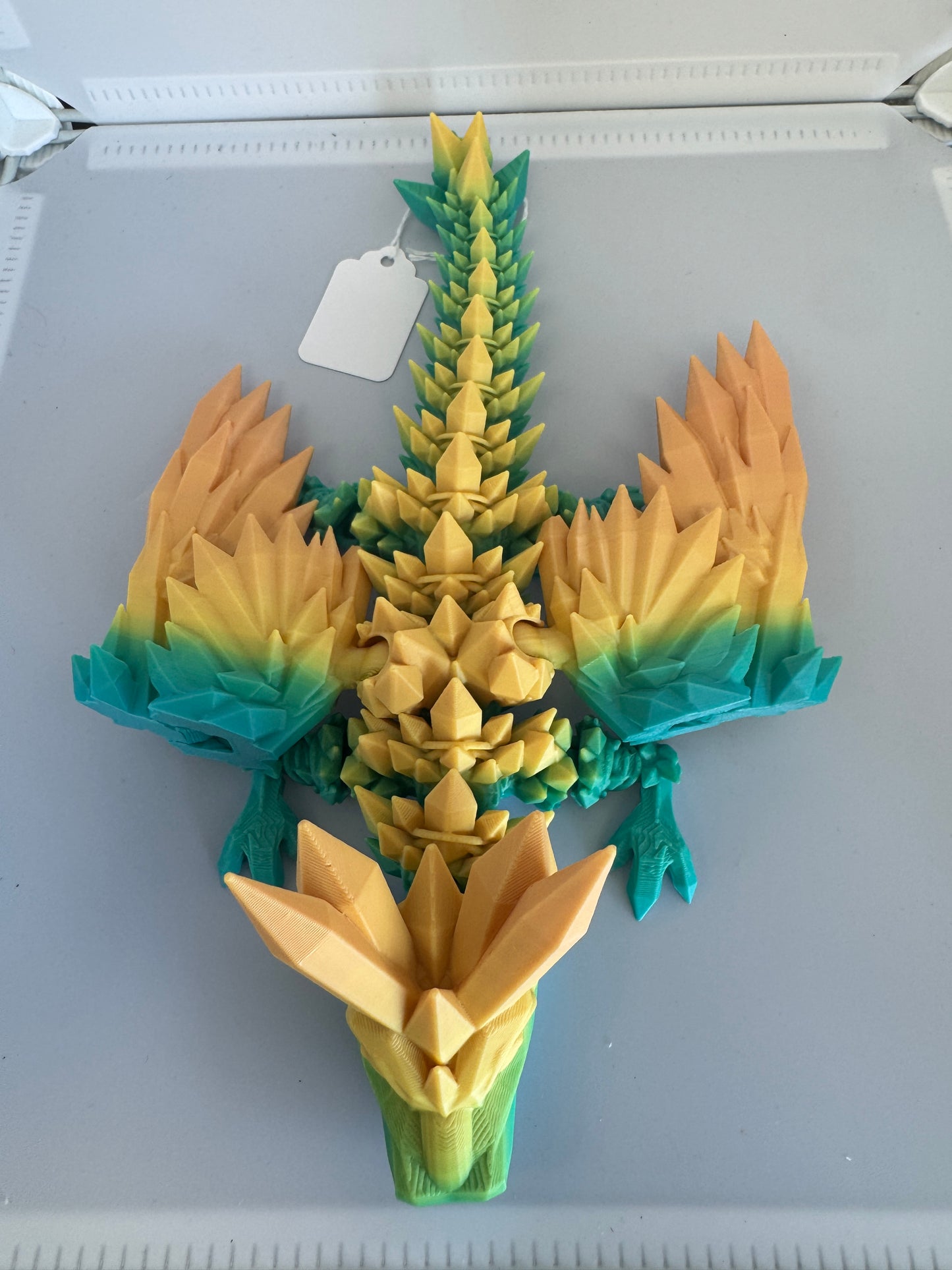 3D-Printed Handmade Creation – Winged Dragon
