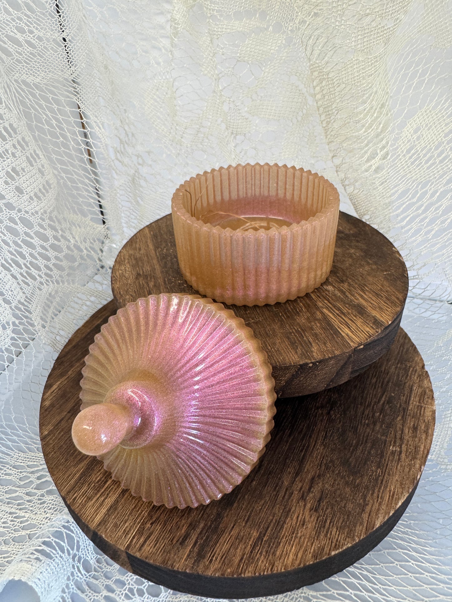 Hand-Poured Epoxy Resin Creations - Jar