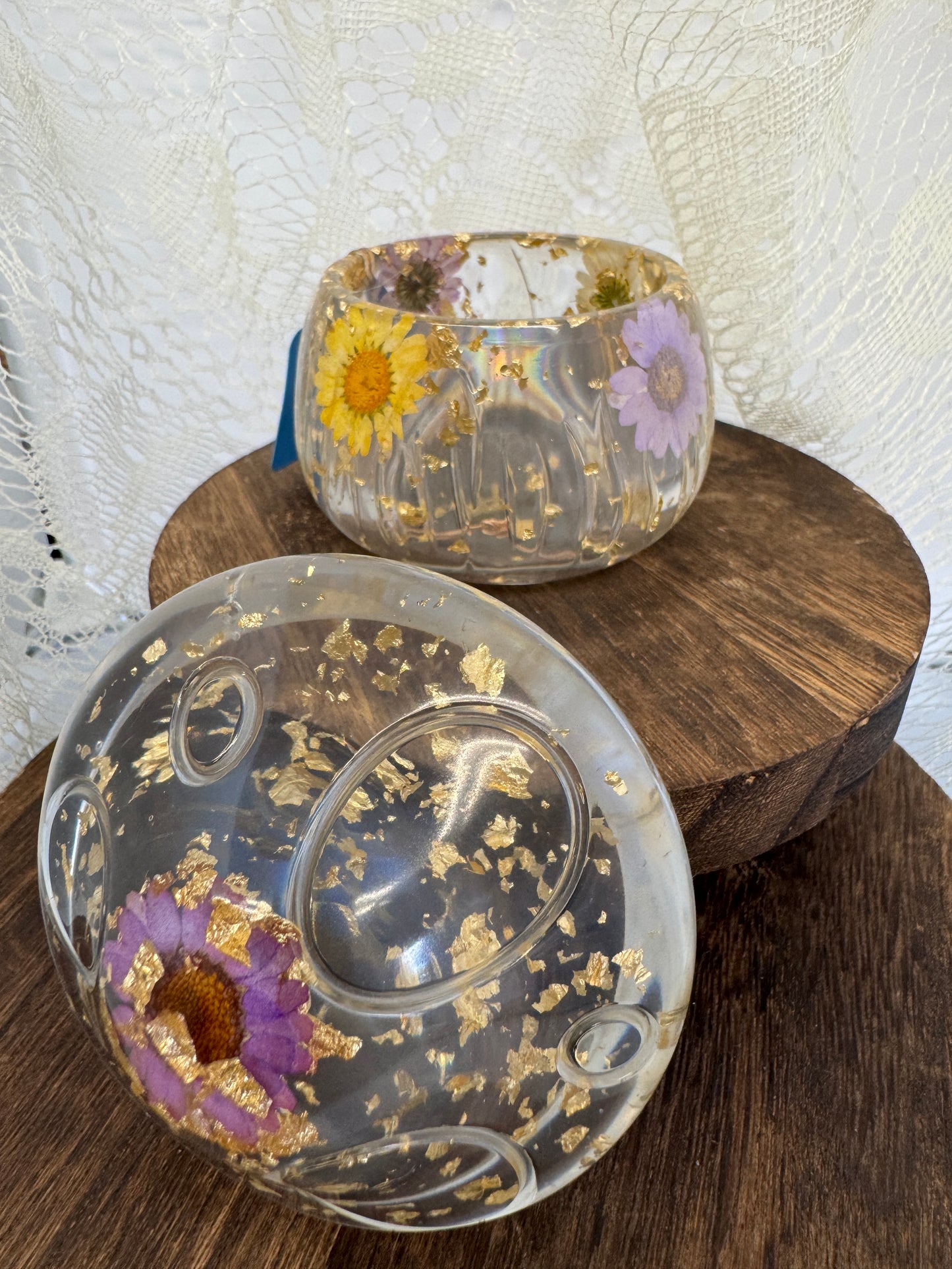 Hand-Poured Epoxy Resin Creations - Mushroom Jar