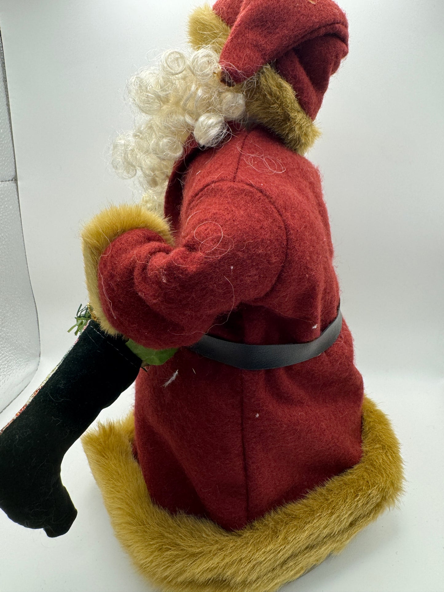 Wine Santa Claus Tree Topper – 12"