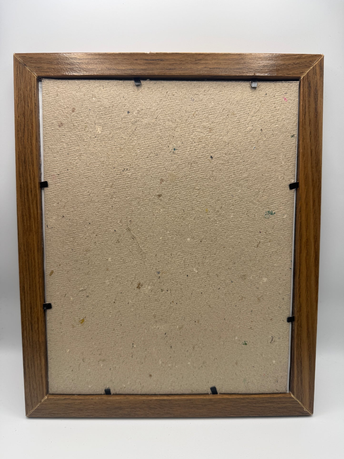 Framed “Fiddlestix” Folk Art Christmas Print – 11.5" x 9.5"