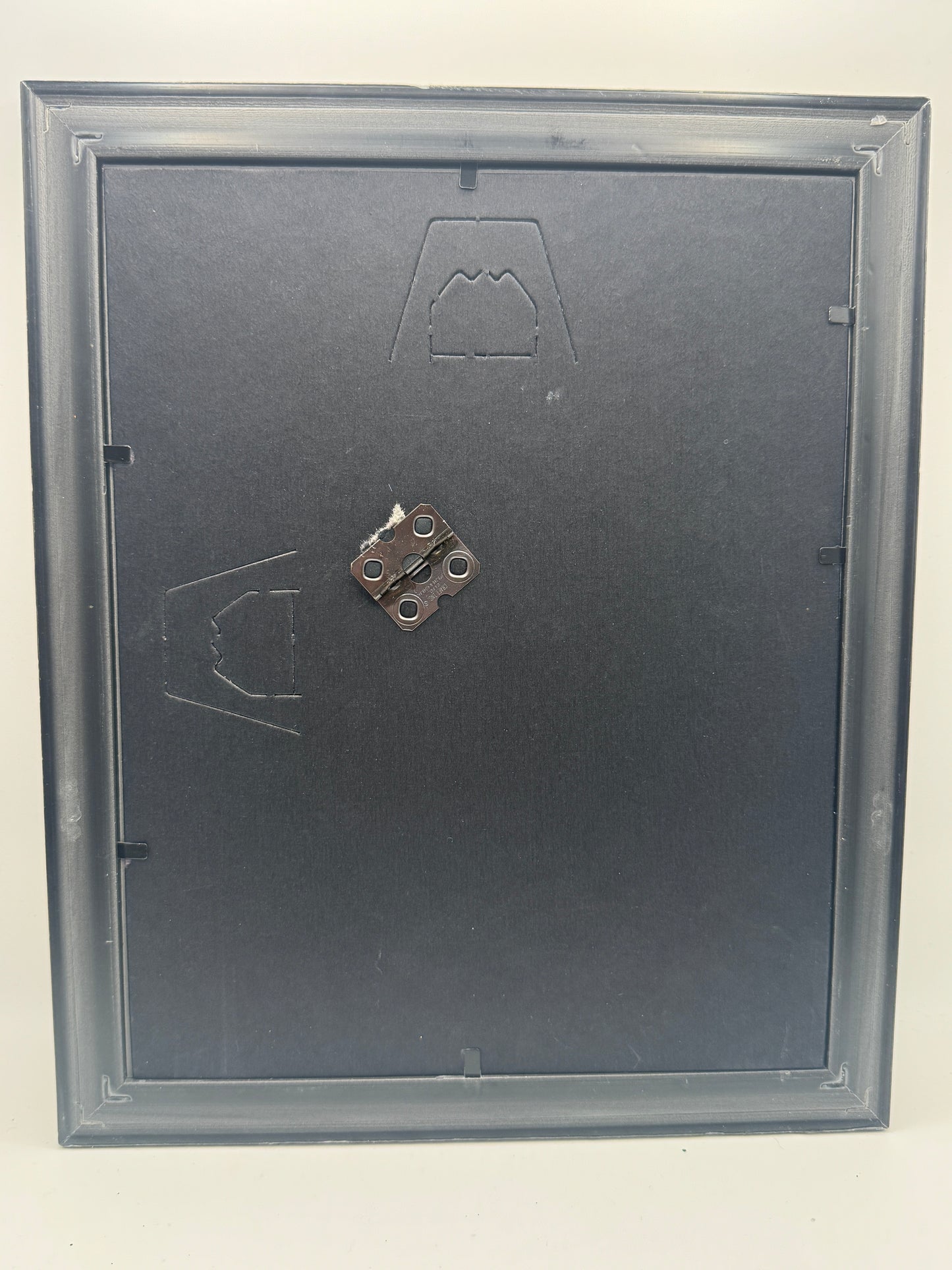 Framed “Merry Christmas” Folk Art Santa Print – 9.5" x 11.5"