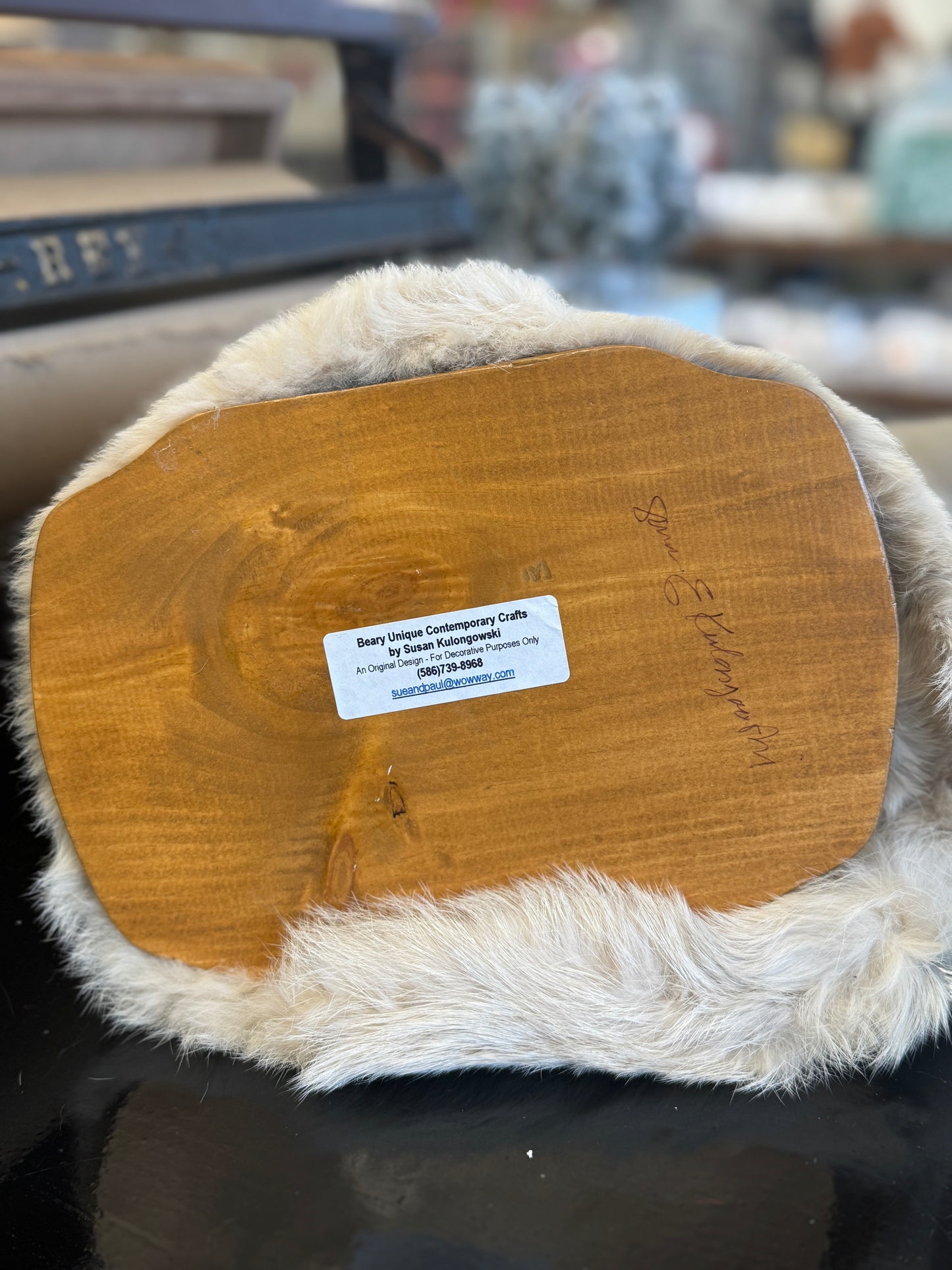 Handcrafted Santa Claus Figurine – 18"