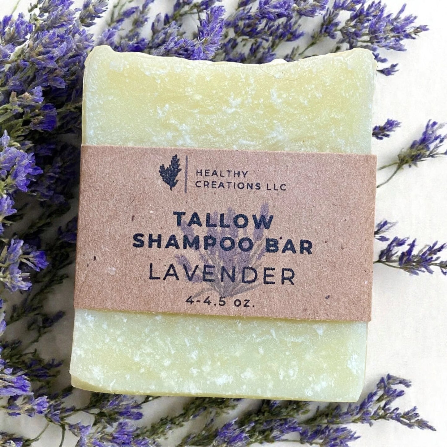 Organic tallow shampoo bars