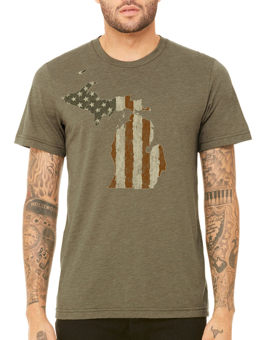 Old Glory - Heather Military Green