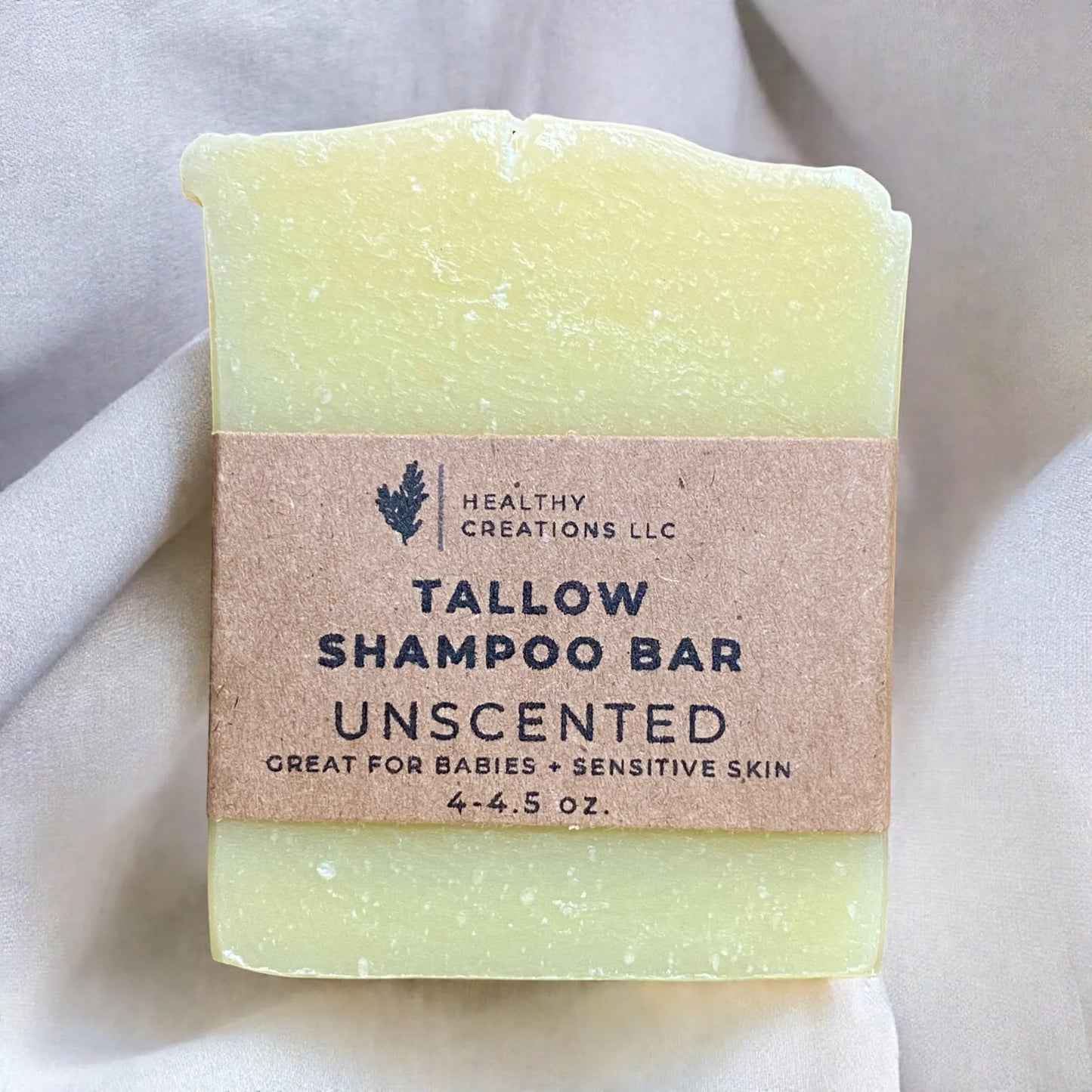 Organic tallow shampoo bars
