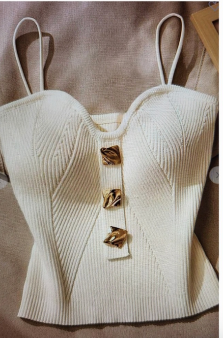 Camisole Top - White - One Size