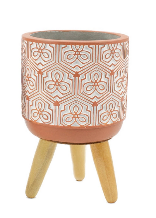 Apricot Boho Mini Planter - Designs