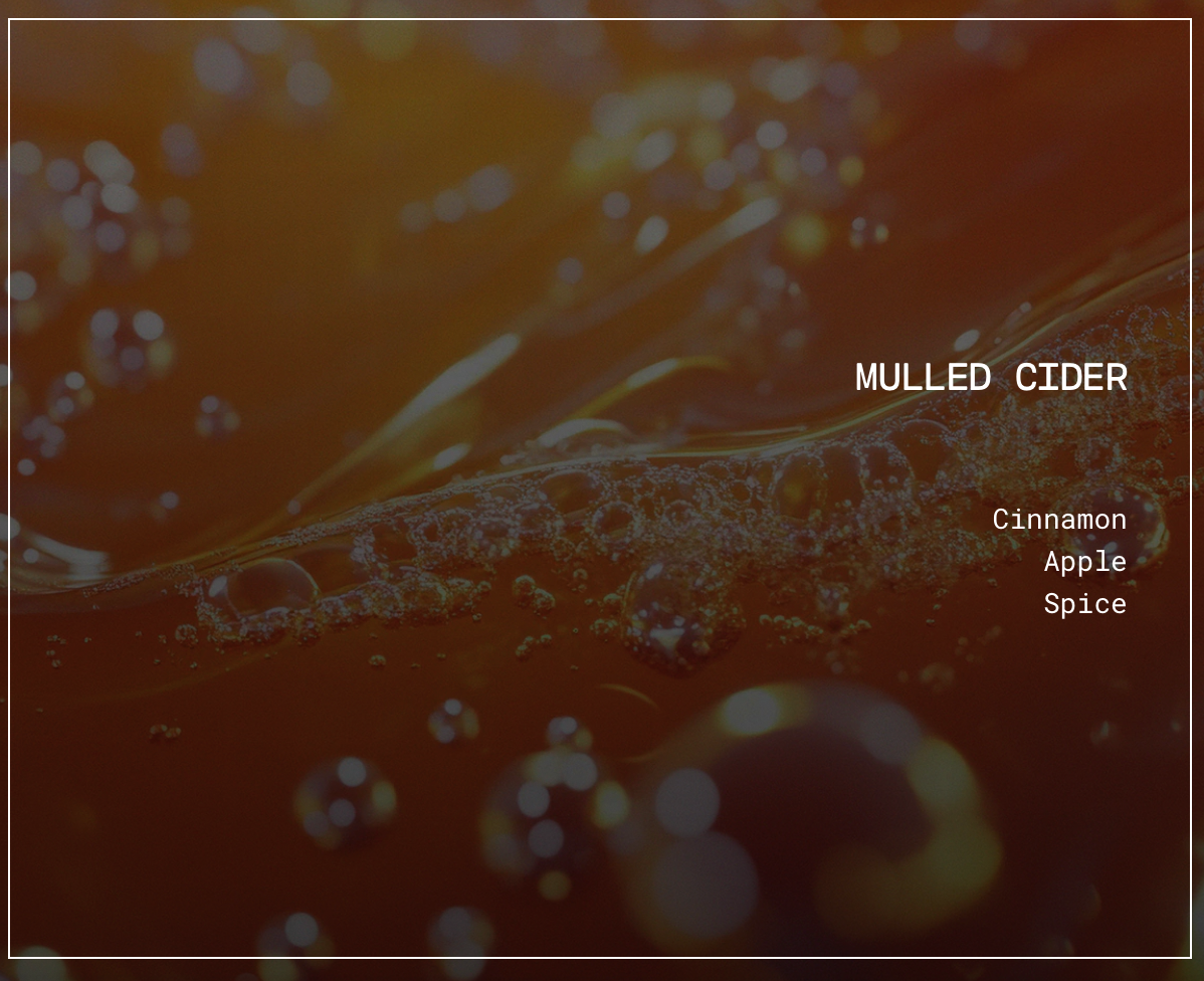 MULLED CIDER SOY CANDLE - 16 oz Butter Jar