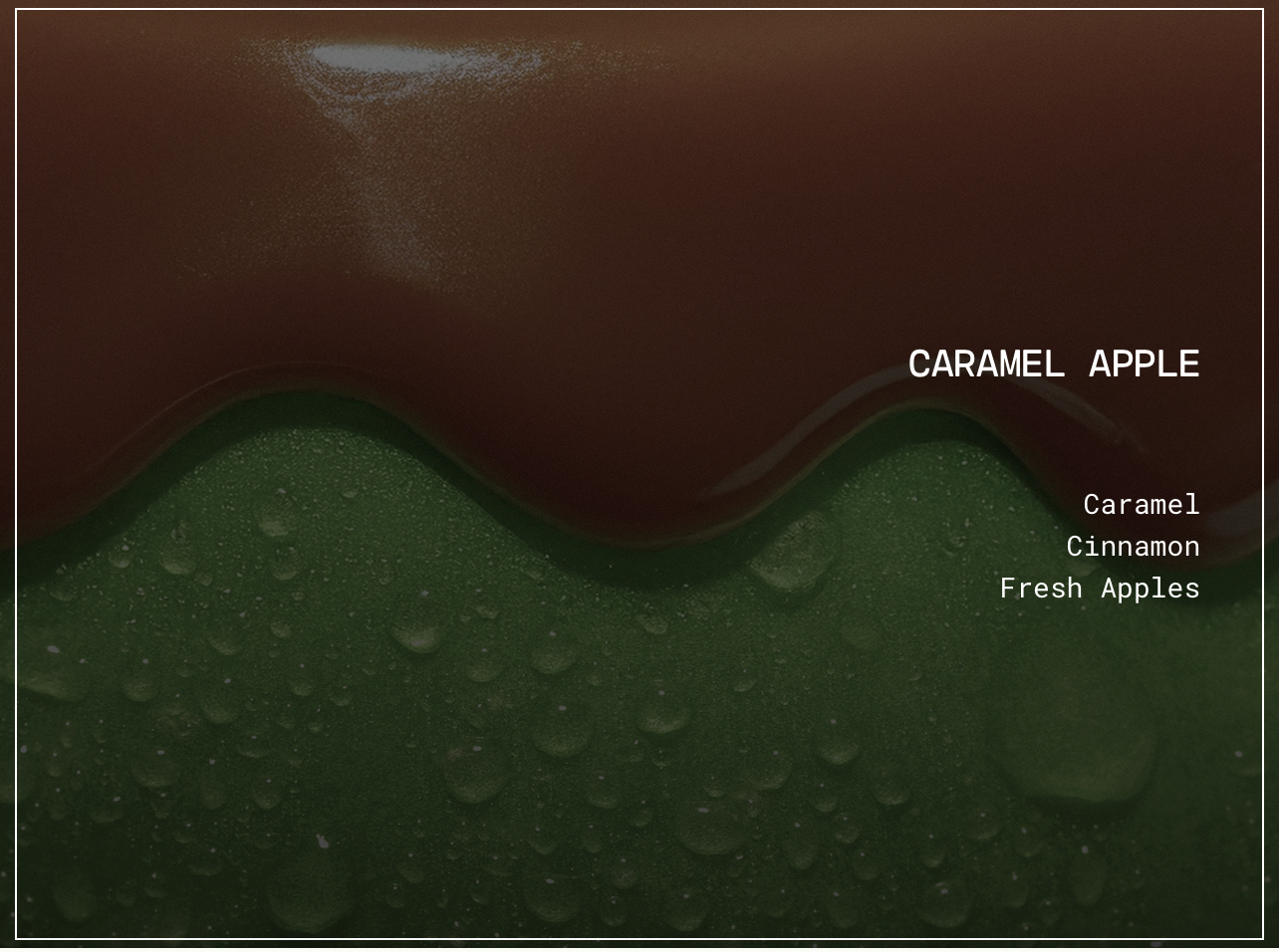 CARAMEL APPLE SOY CANDLE - 16 oz Butter Jar