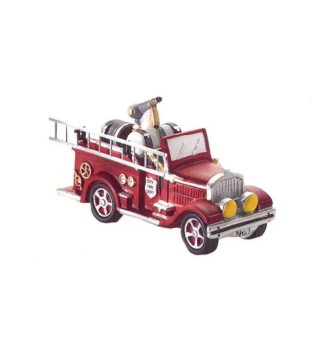 Department 56 City Fire Dept Fire Truck – #5547-6 Vintage Village Accessory