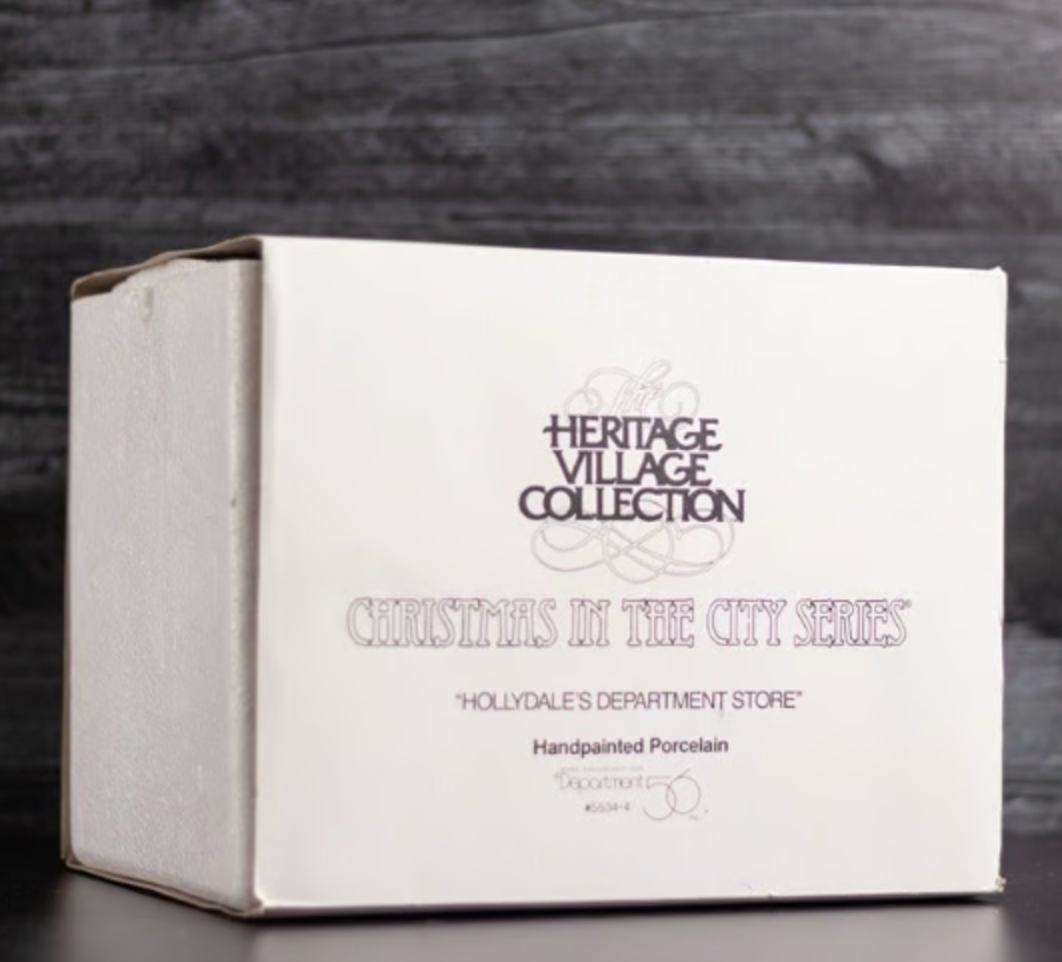 Department 56 Christmas in the City - Hollydale's Department store #55344