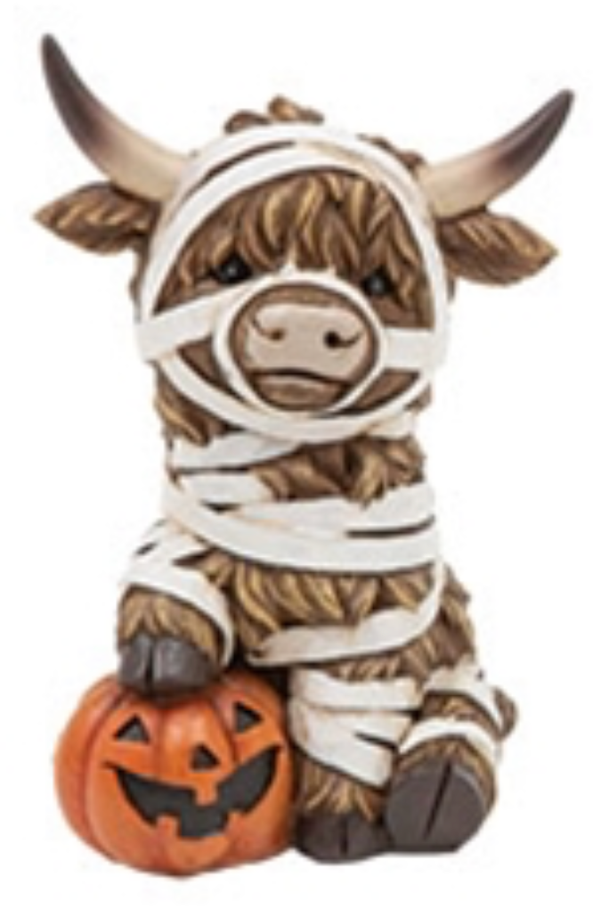 Resin Halloween Highland Figure - 3 Asstd.