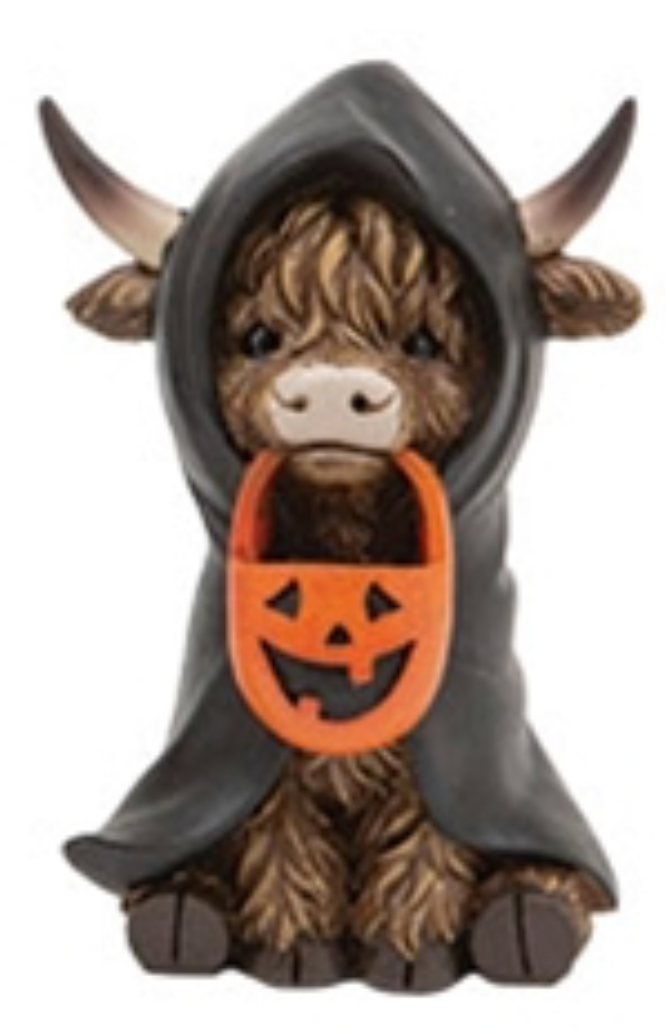Resin Halloween Highland Figure - 3 Asstd.