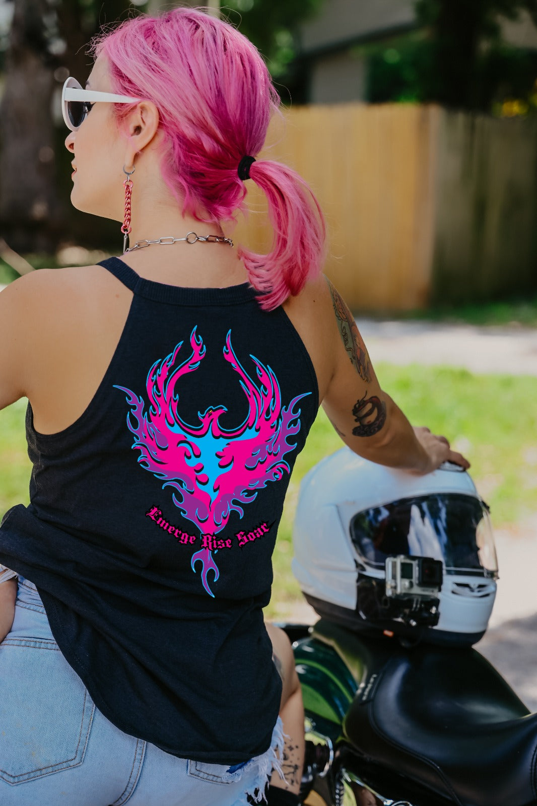 Women's "Phoenix Rising" Rocker Tank Top