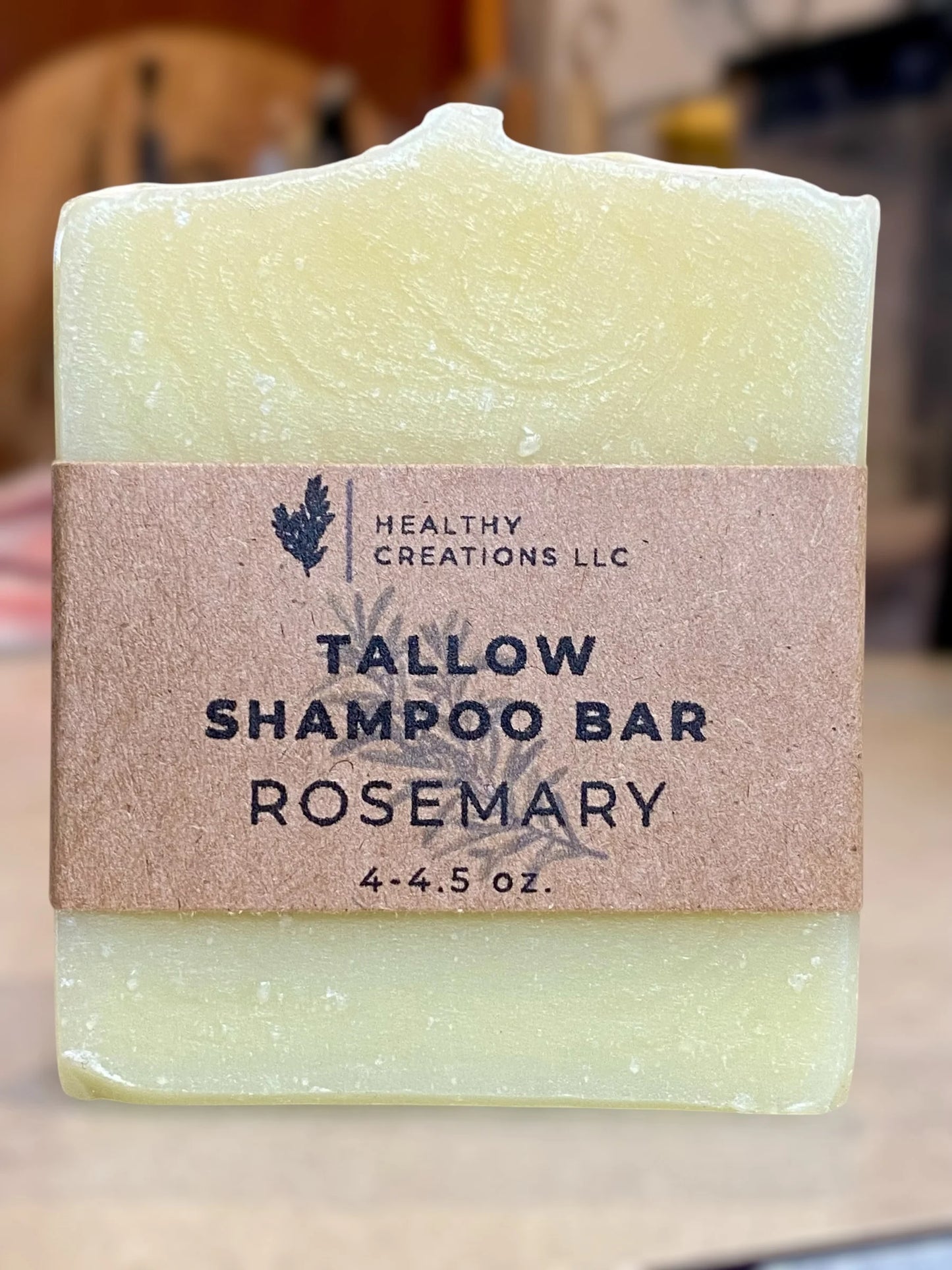 Organic tallow shampoo bars