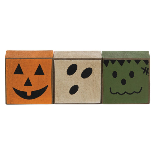 Friendly Monster Face Blocks – Set of 3