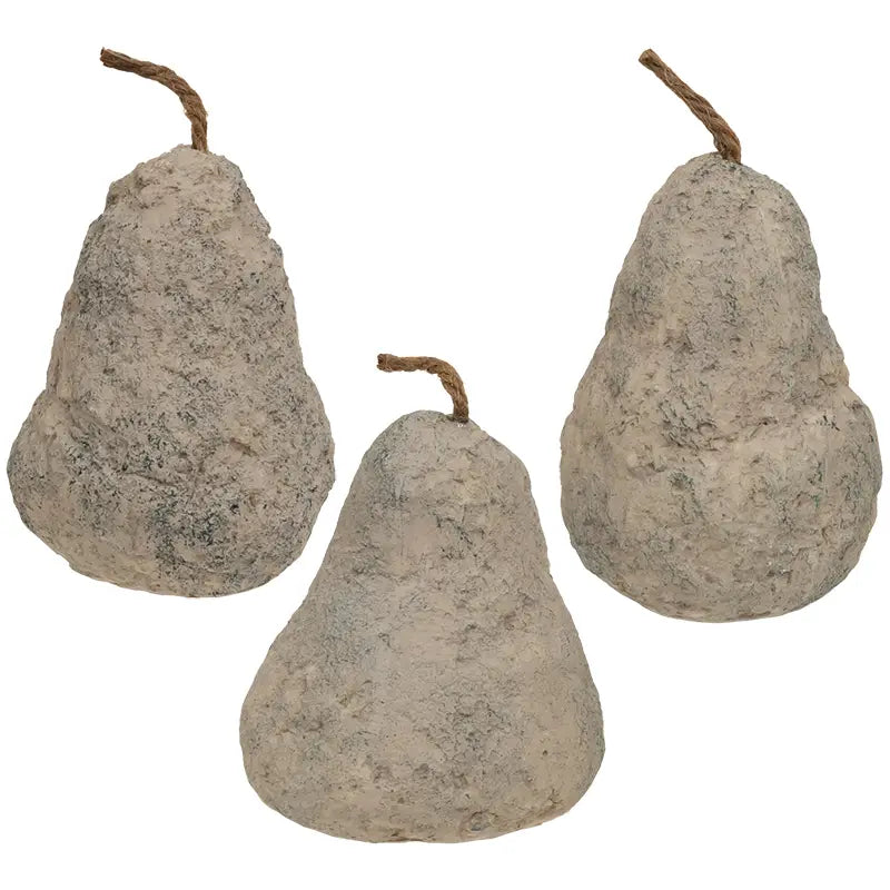 Cement Pear Decorative Tabletop Objects