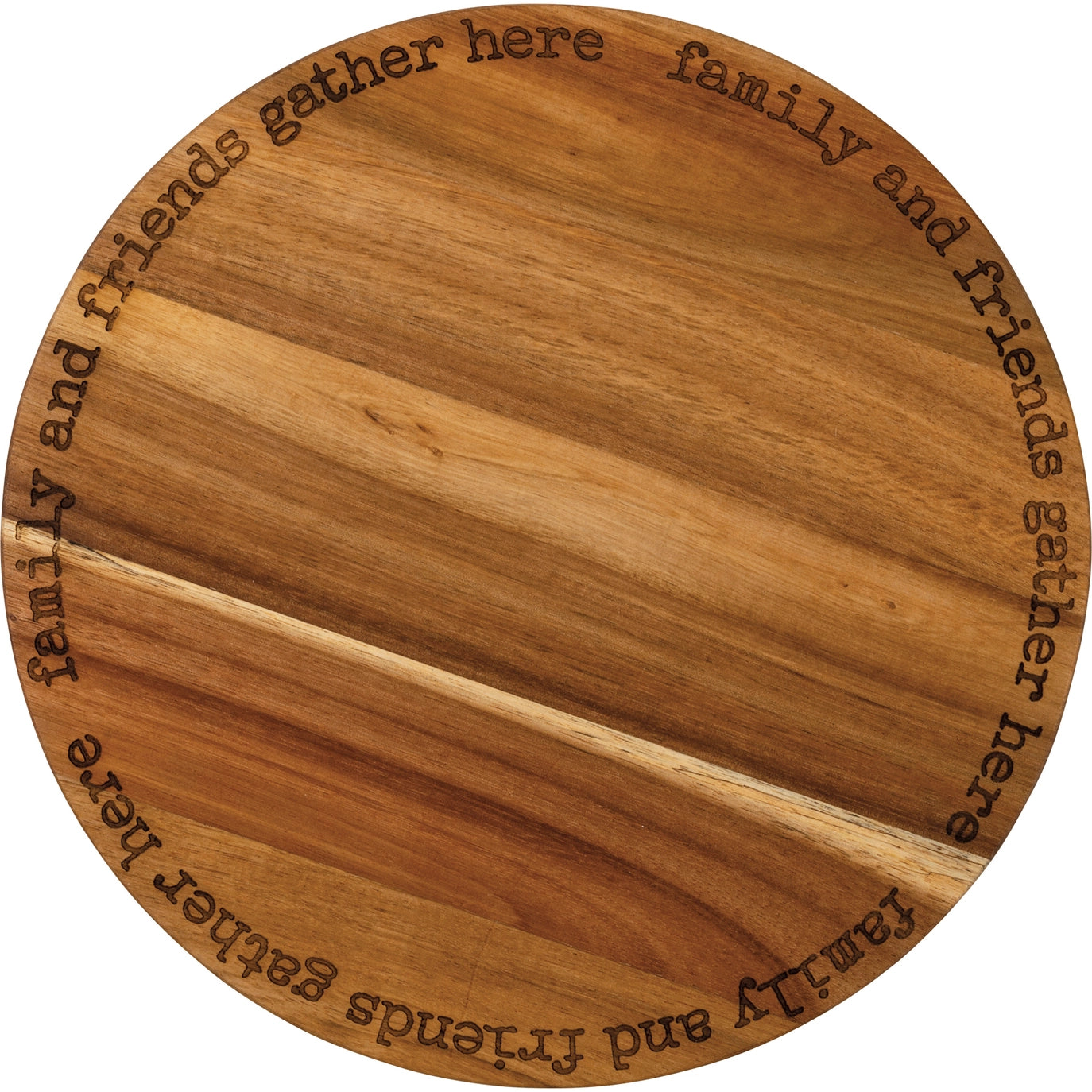Family and Friends Gather Here Lazy Susan