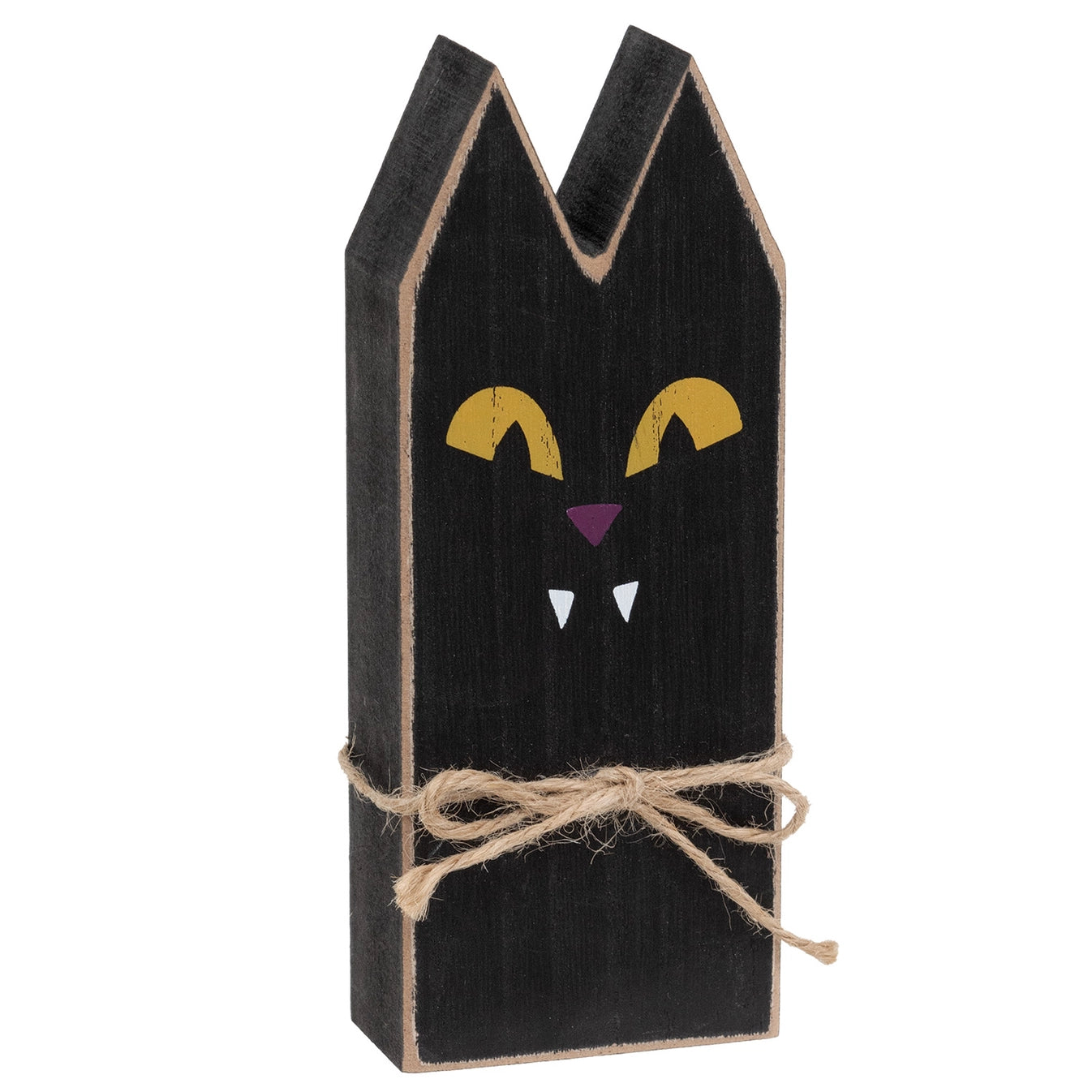 3/Set - Wooden Primitive Halloween Friend Block Sitters