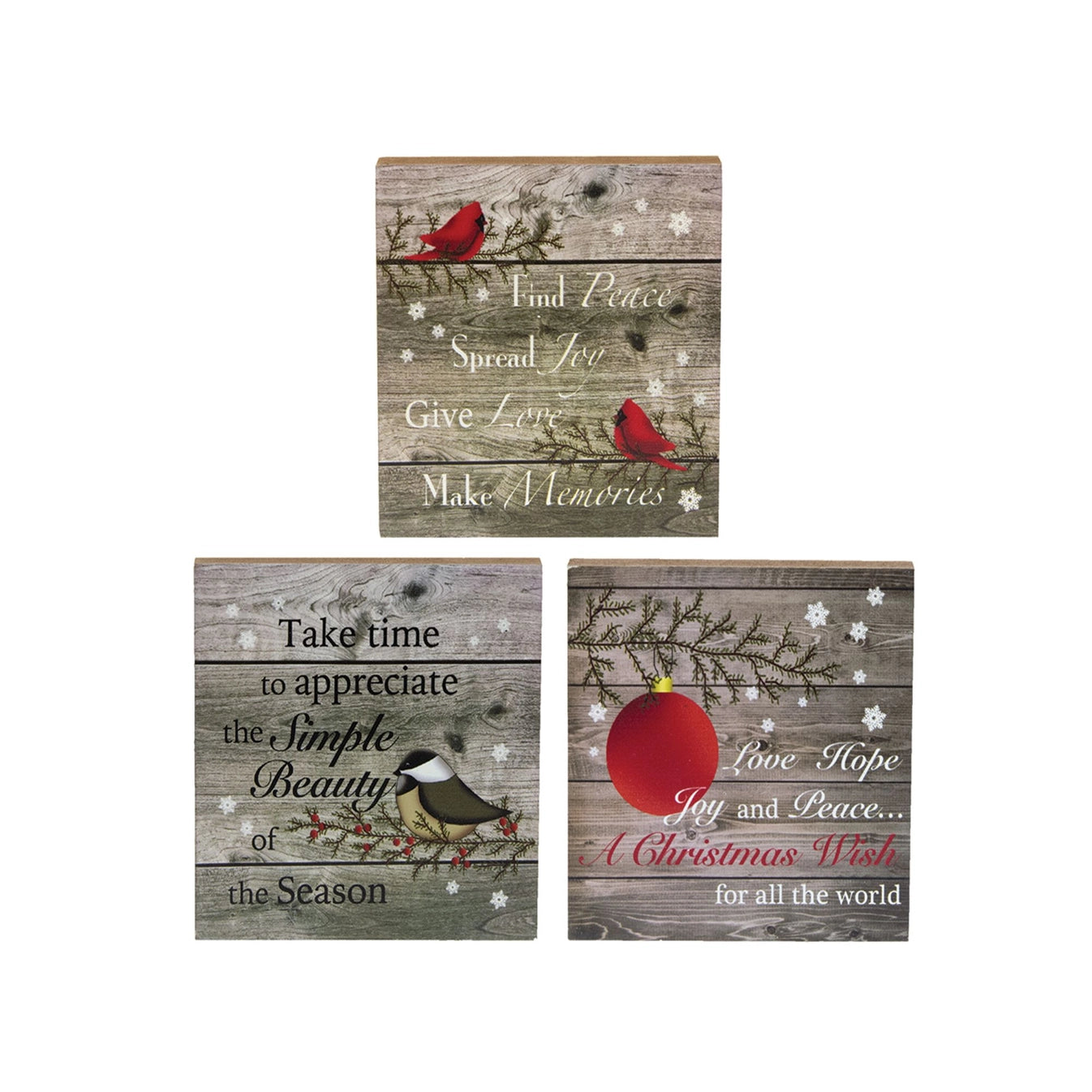 Beauty of the Season Block, 3 Assorted