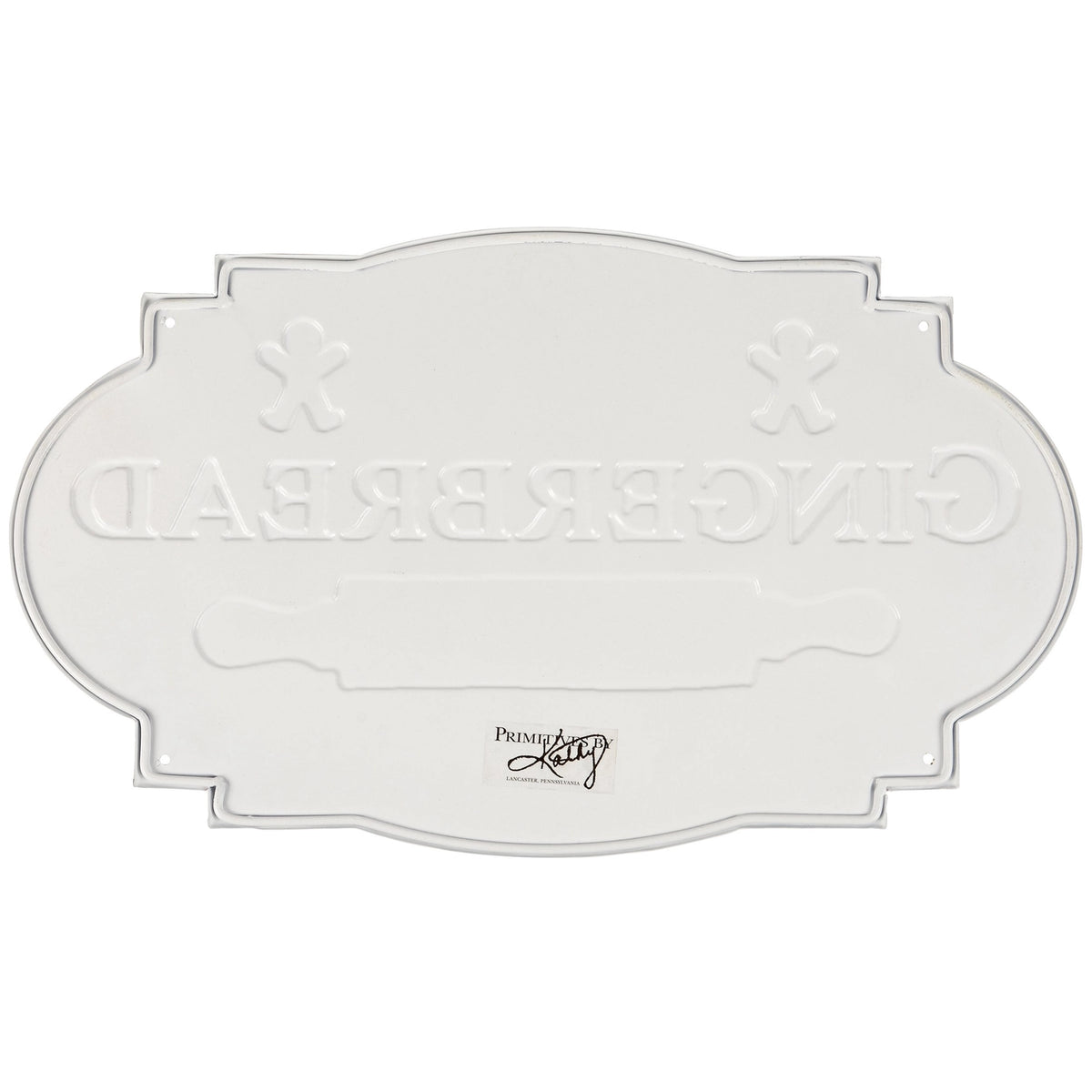 Mrs. Claus' Gingerbread Bakery Vintage Christmas Metal Wall Sign