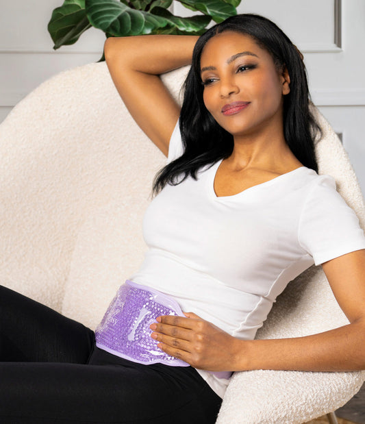 Lemon Lavender Ice & Easy Hot & Cold Body Wrap - Pink
