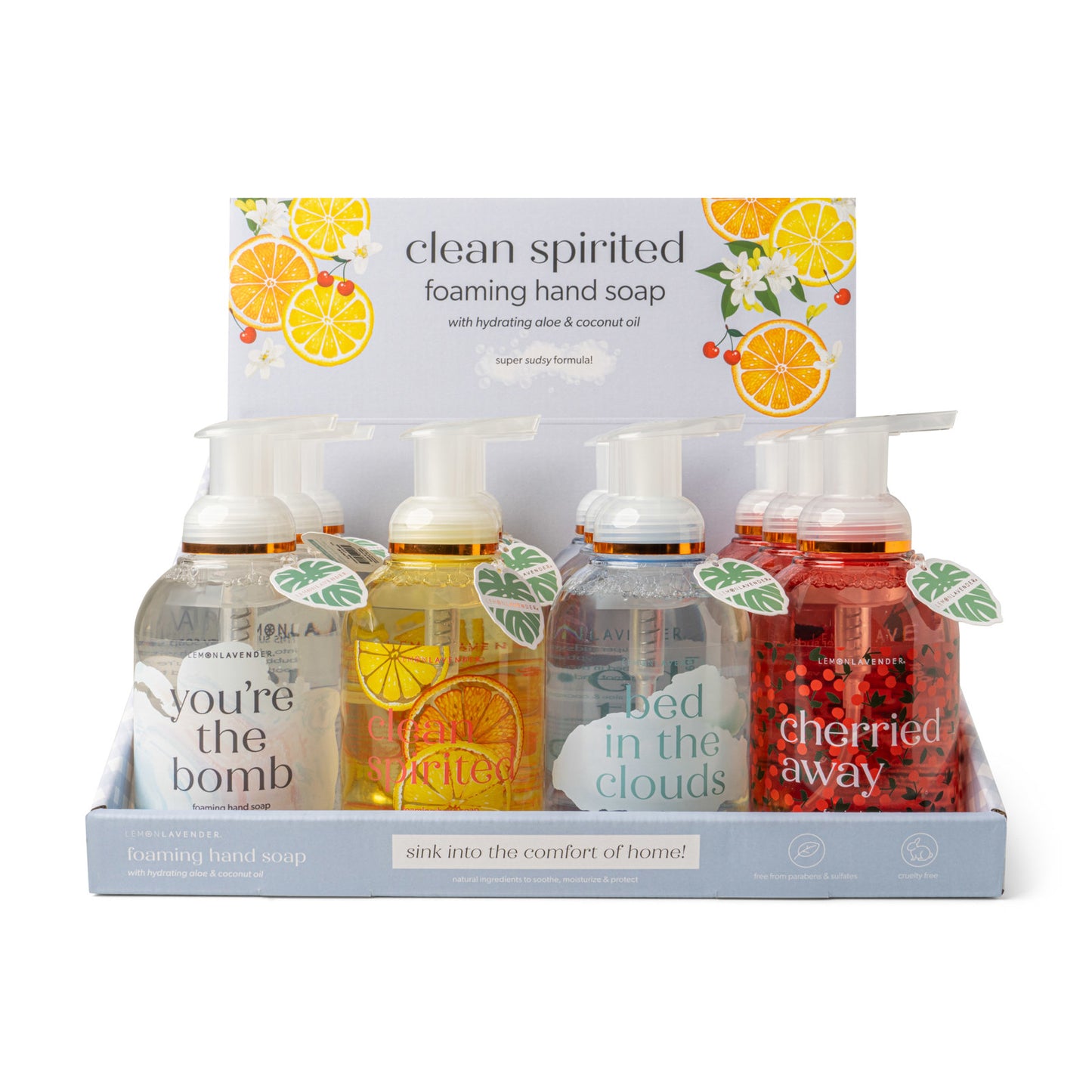 Lemon Lavender Foaming Hand Soap Clean Spirited Collection