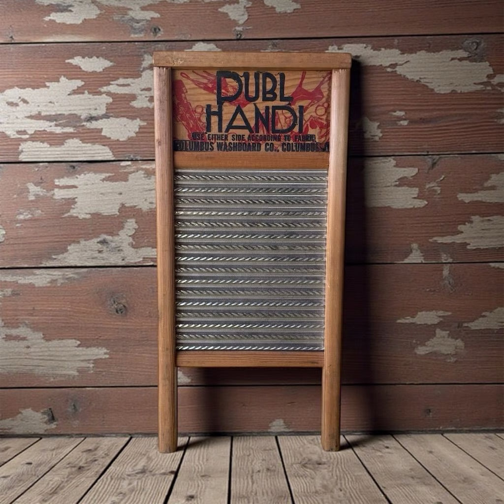 Vintage Dubl Handi Washboard