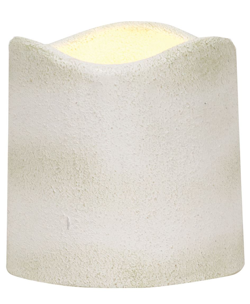 White Textured Timer Pillar – 3"x3"
