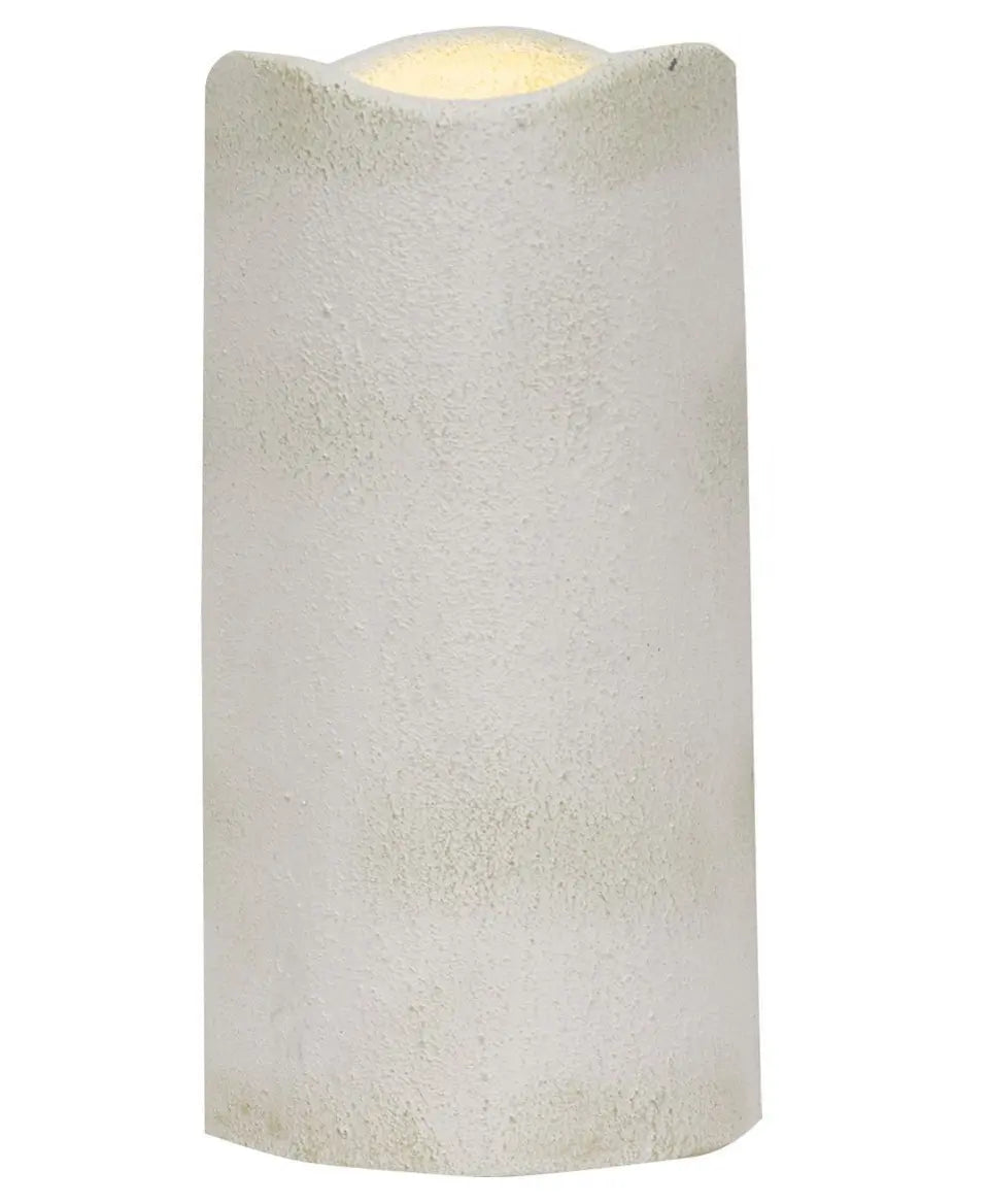White Textured Timer Pillar – 3"x6"