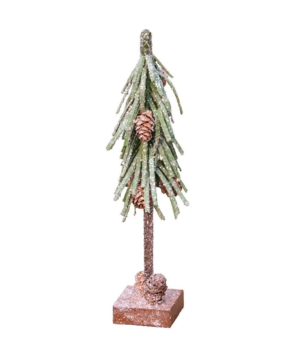 Glittered Pinecone Tree – 10"