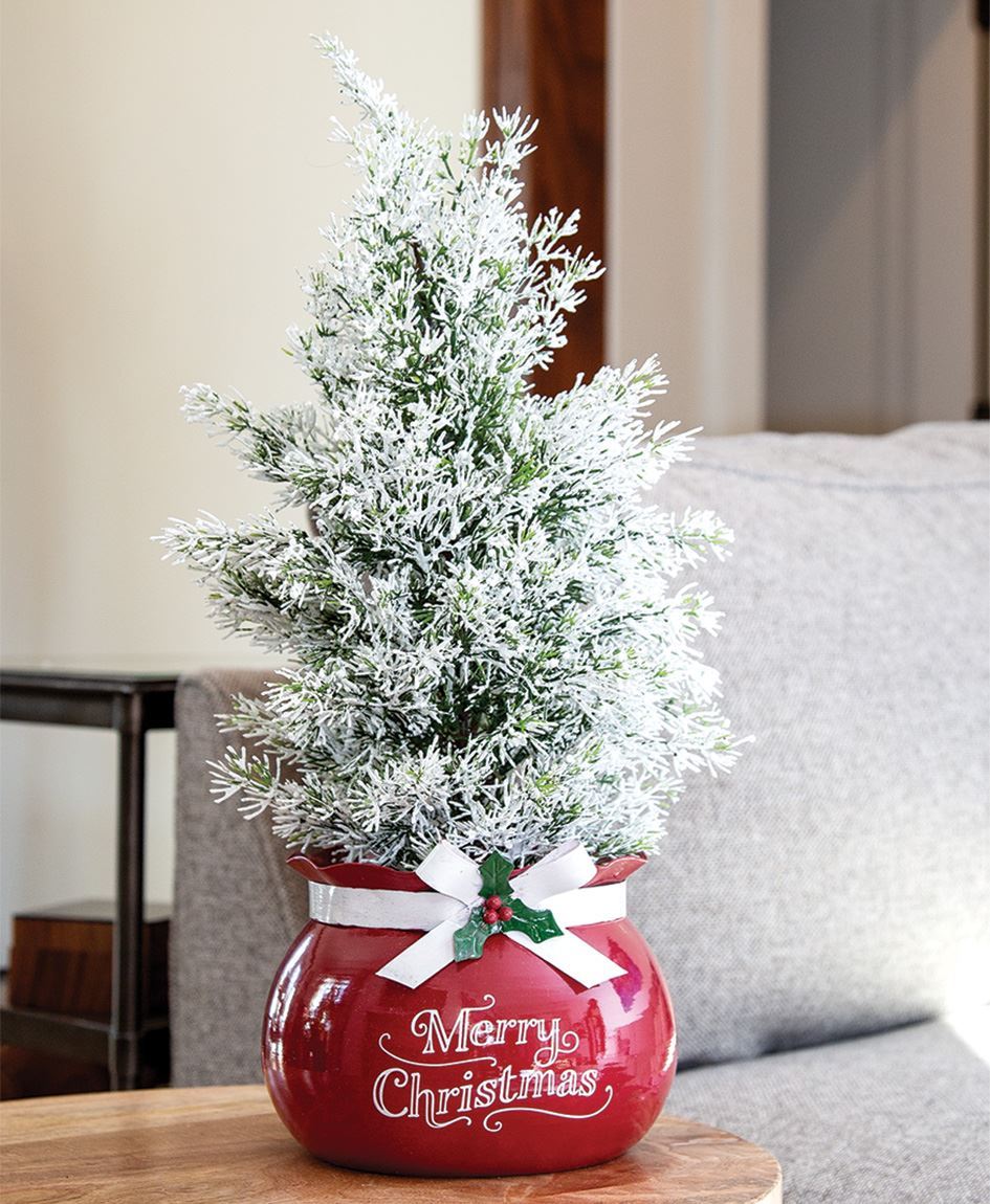 Red Metal “Merry Christmas” Santa Sack – 6.5"