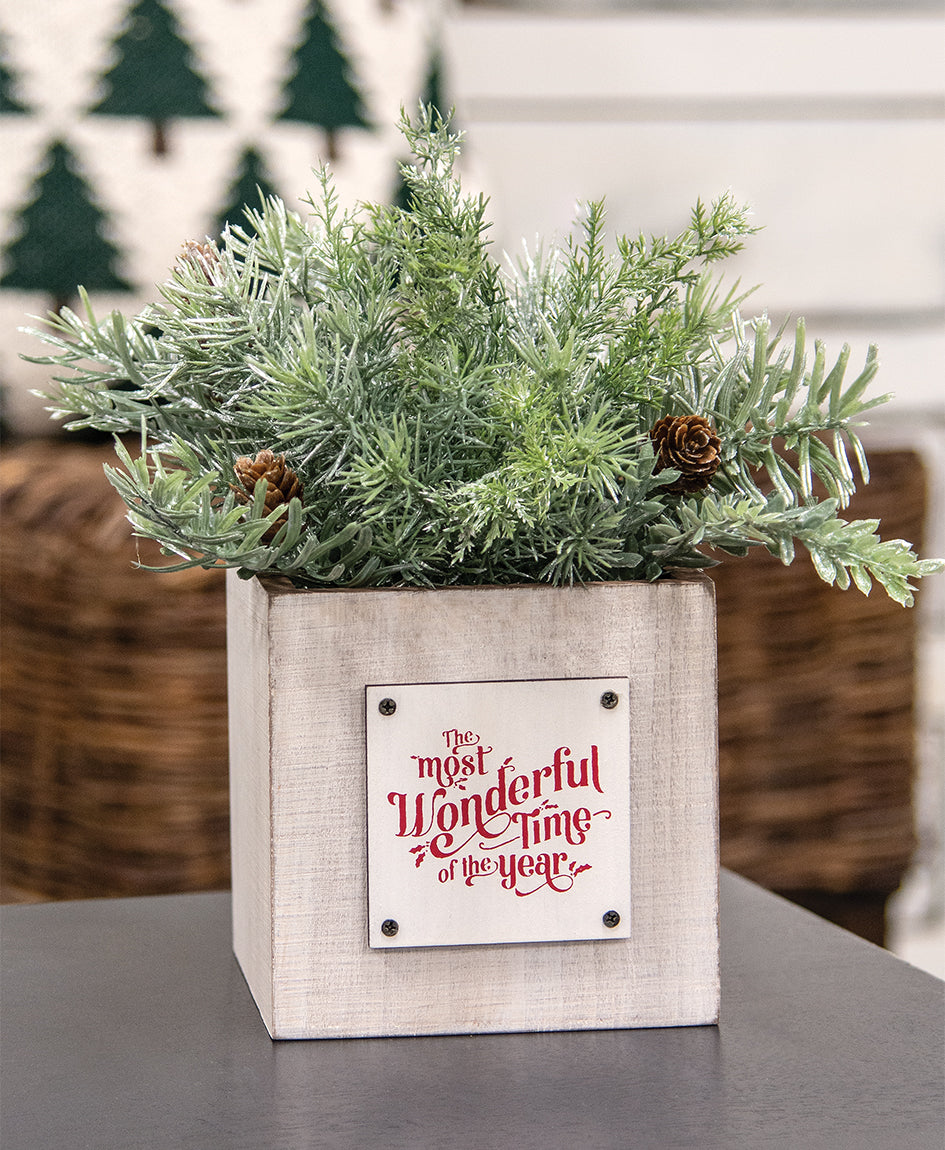 Most Wonderful Time of the Year Wooden Box