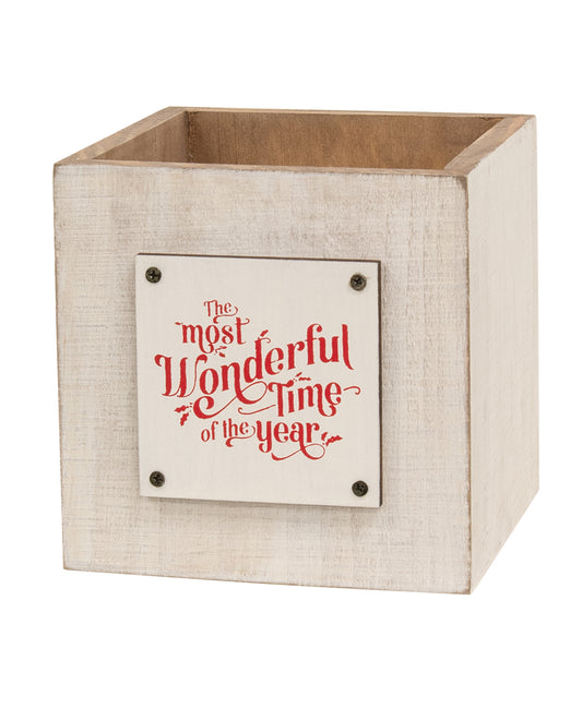 Most Wonderful Time of the Year Wooden Box