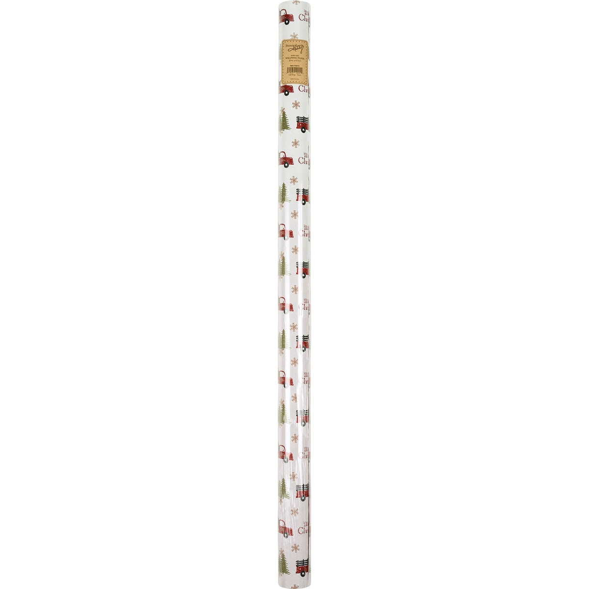 Truck Christmas Gift Wrap – Double-Sided Wrapping Paper Roll