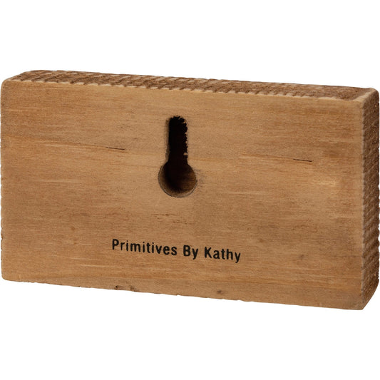 Sweater Weather Mini Wood Block Sign