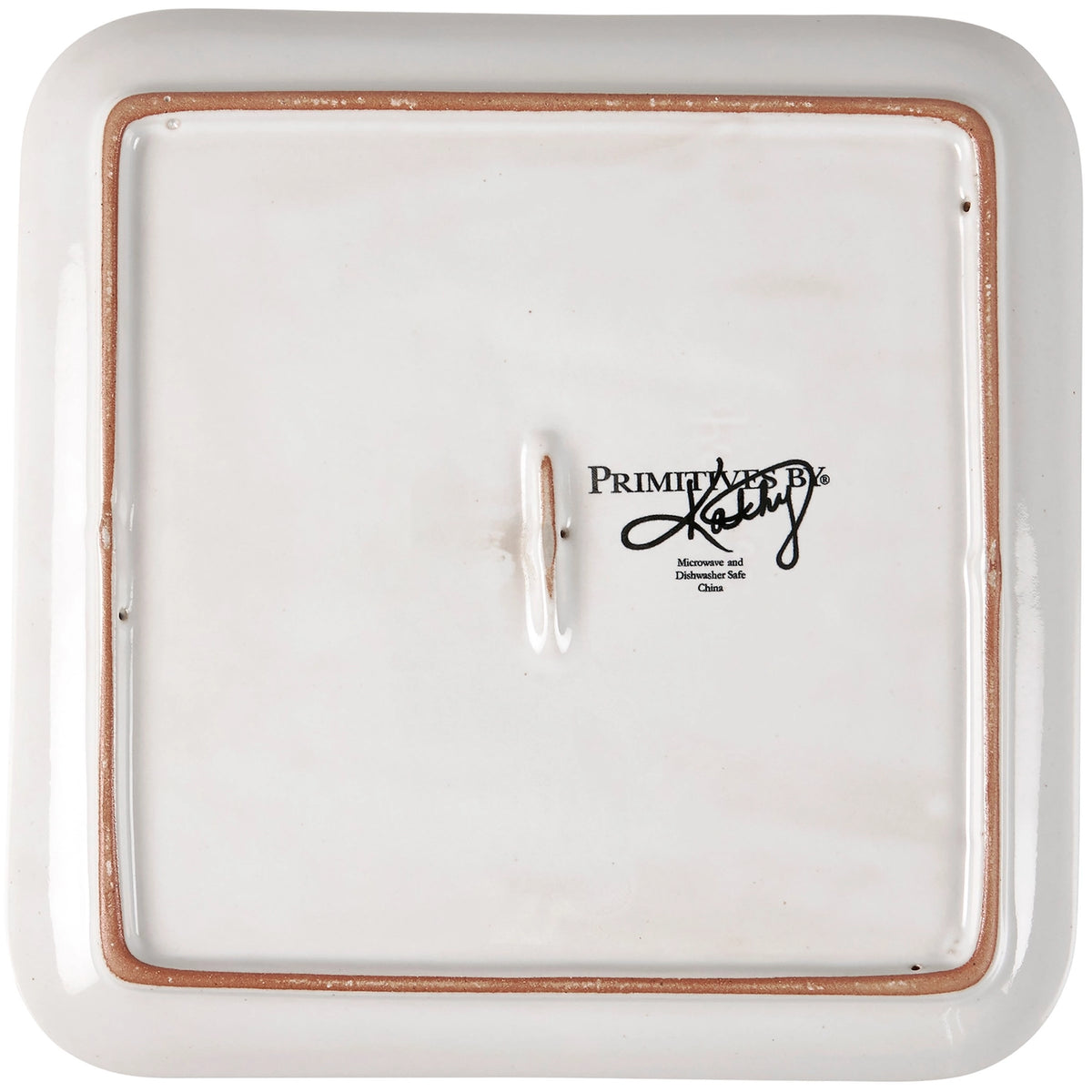 Snowflake Stoneware Tray – Rustic Christmas Serving Dish