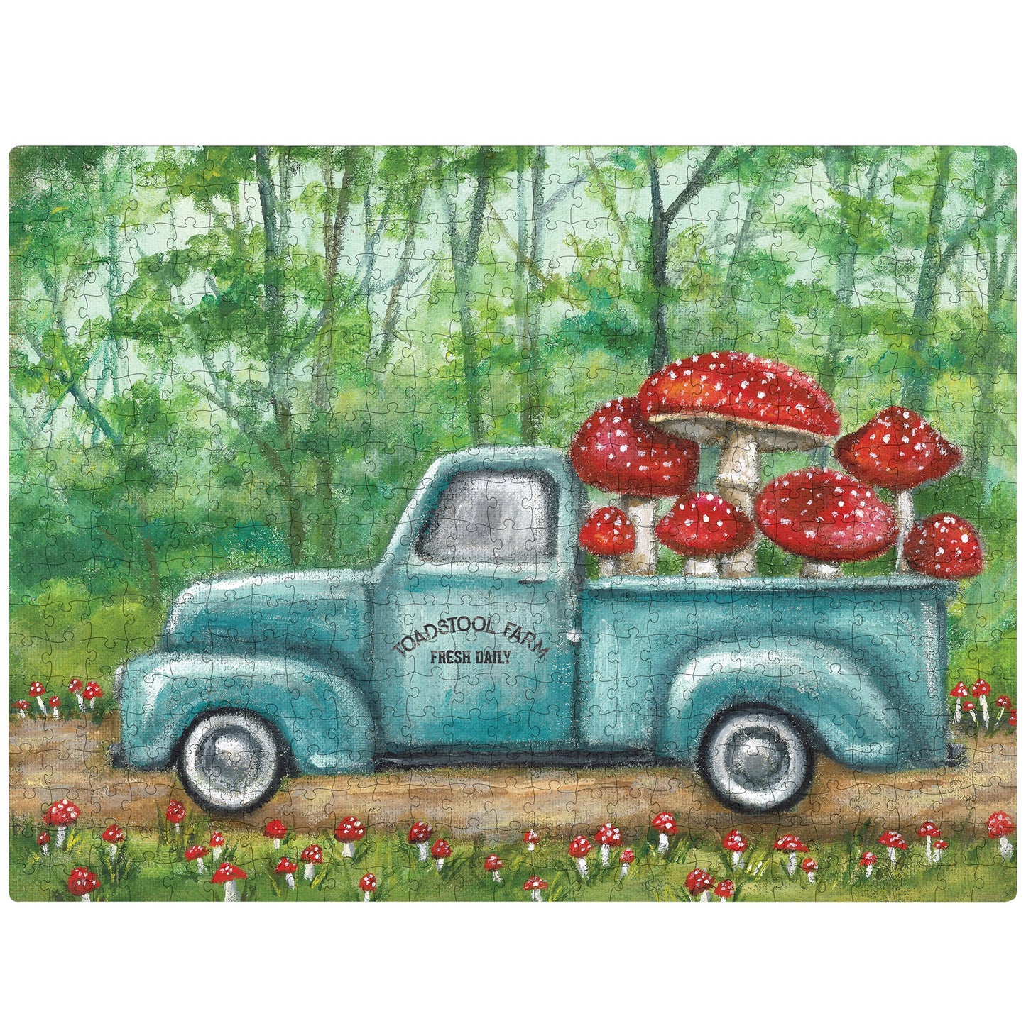 Mushrooms Toadstool Farm Puzzle