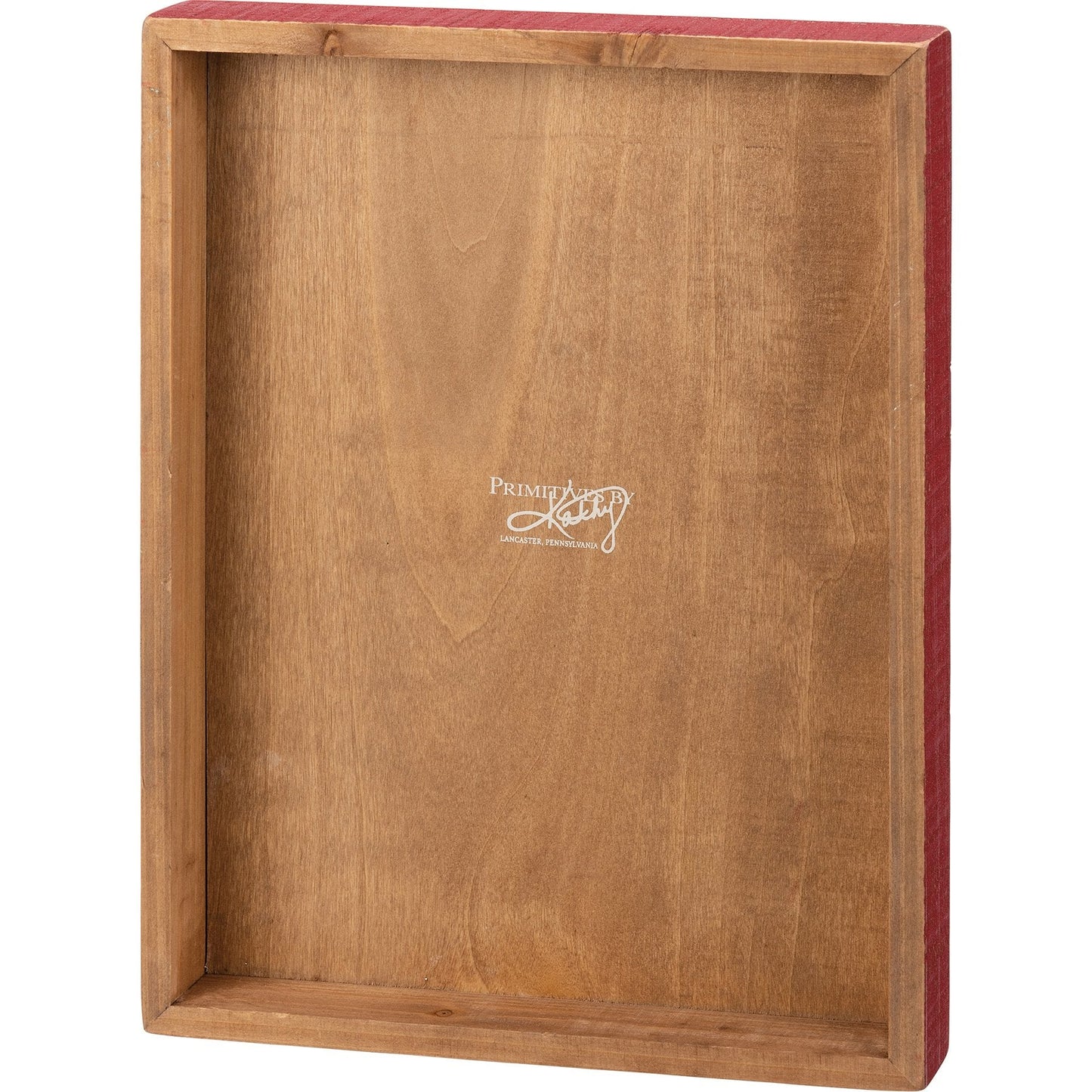 Snowflake Snowman Slat Box Sign