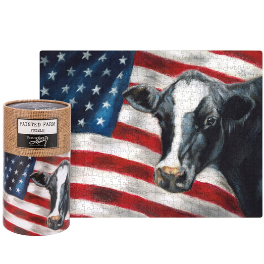 Cow And Flag Puzzle